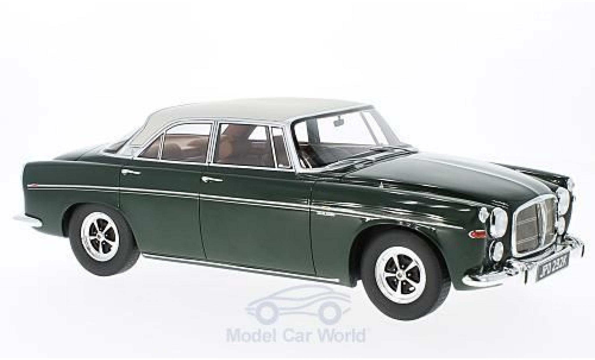 Rover P5B 1/18 BoS Models Coupe green/grey RHD 1971 diecast model cars