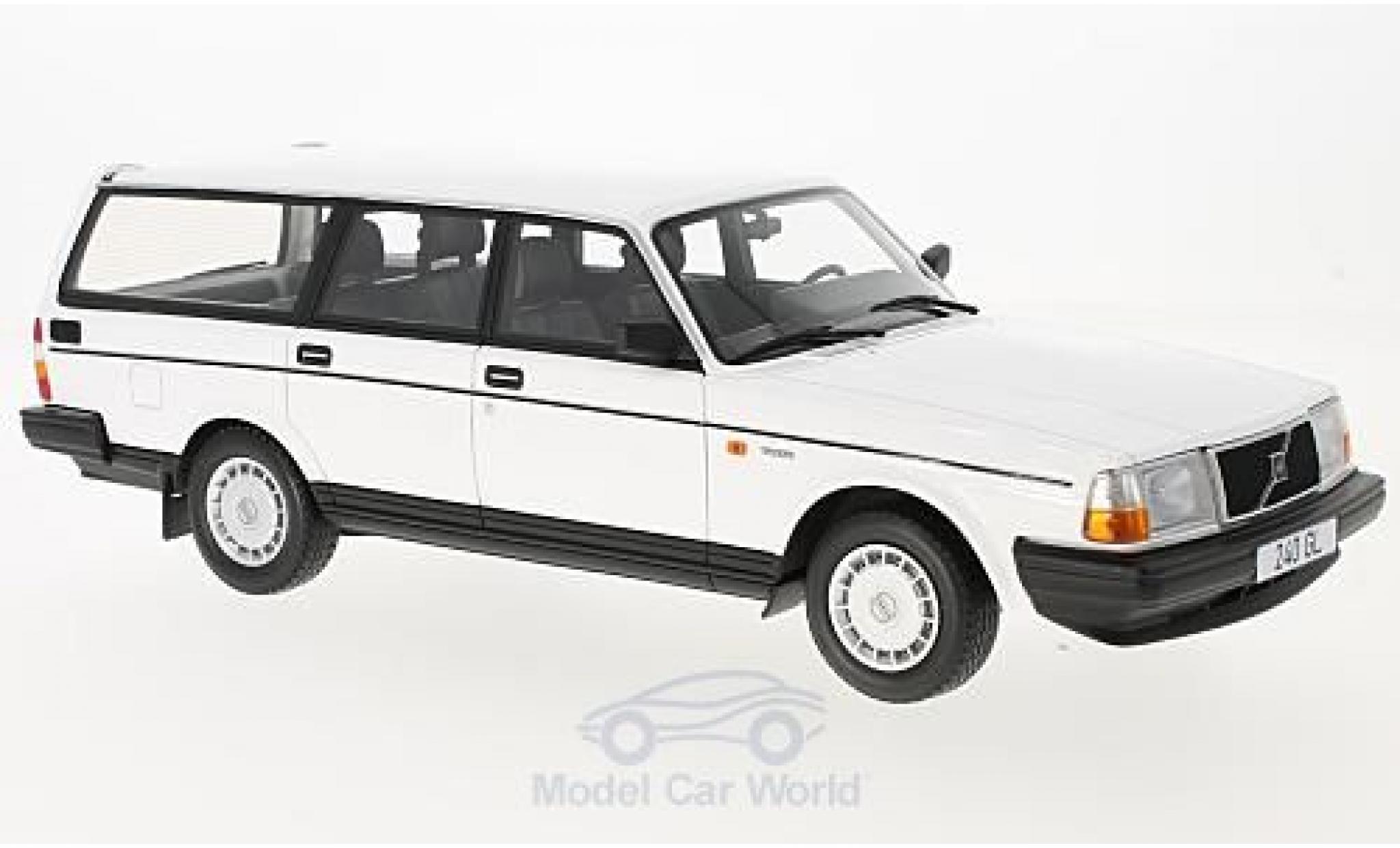 Volvo 240 GL 1/18 BoS Models GL white 1989 diecast model cars