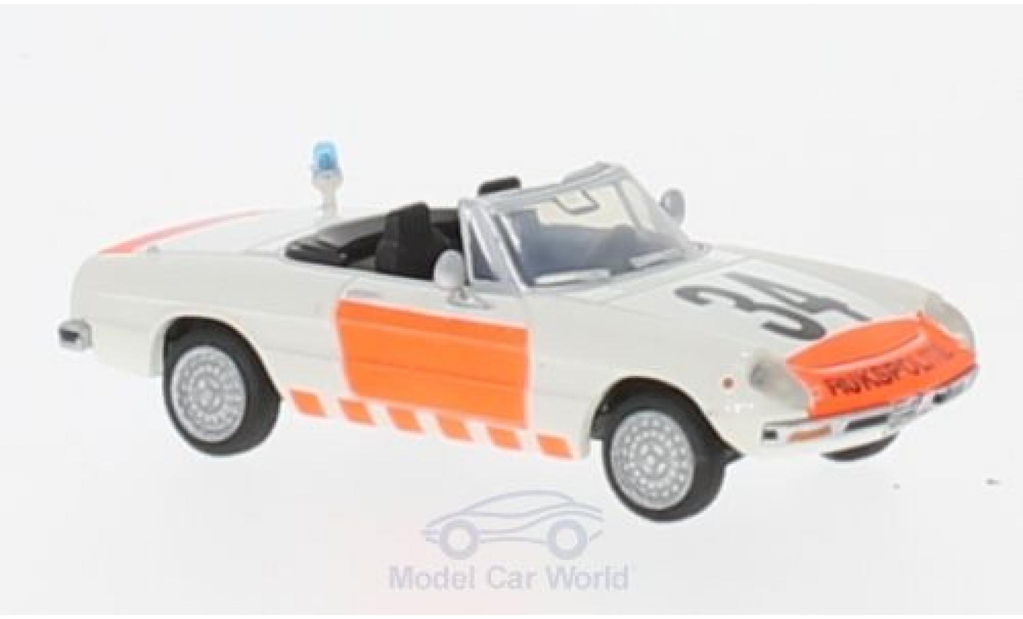 Alfa Romeo Spider 1/87 Brekina Fastback Rijkspolitie 34 diecast model cars