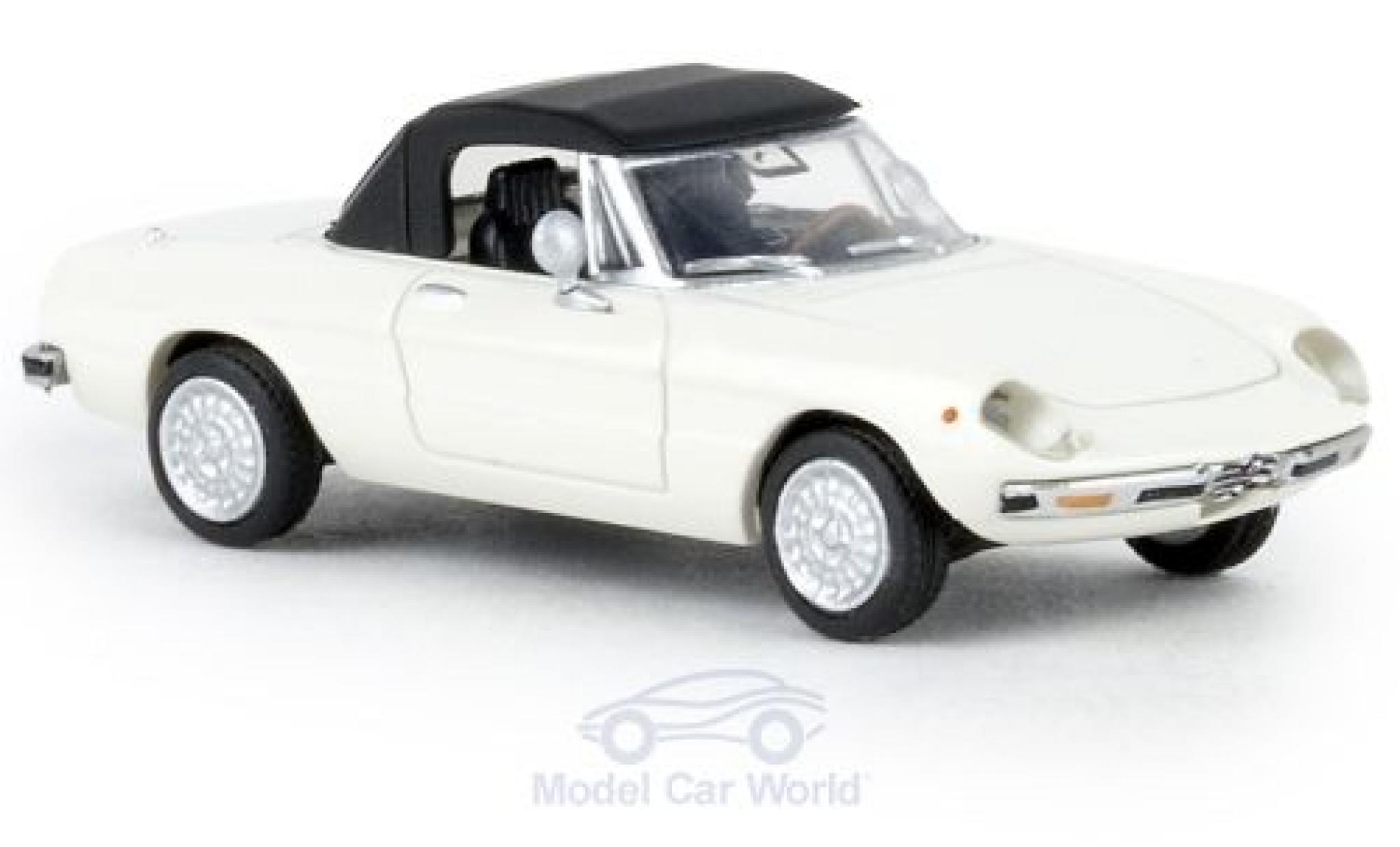 Alfa Romeo Spider 1/87 Brekina white 1969 geschlossen TD diecast model cars