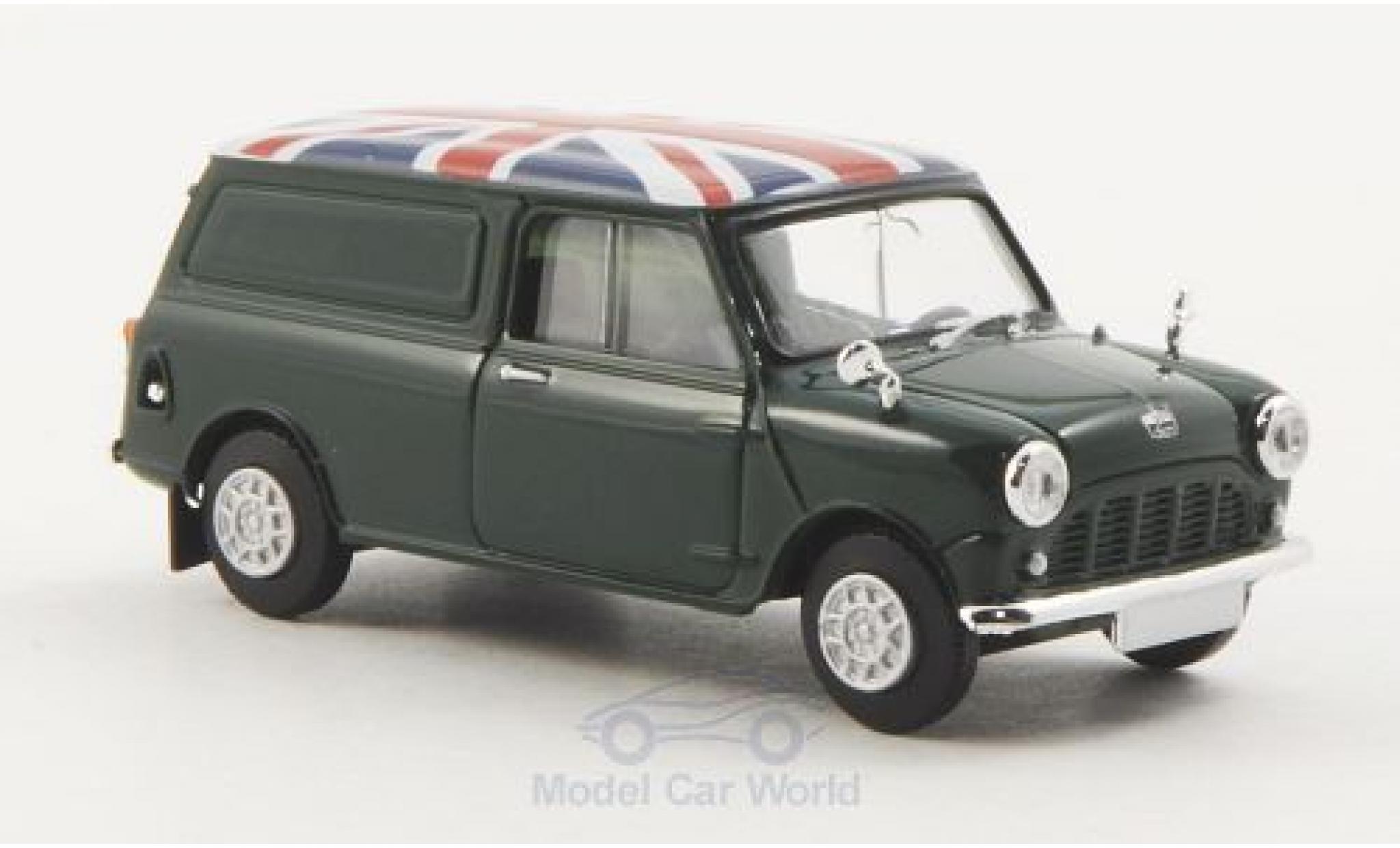 Austin Mini Van 1/87 Brekina green Union Jack diecast model cars