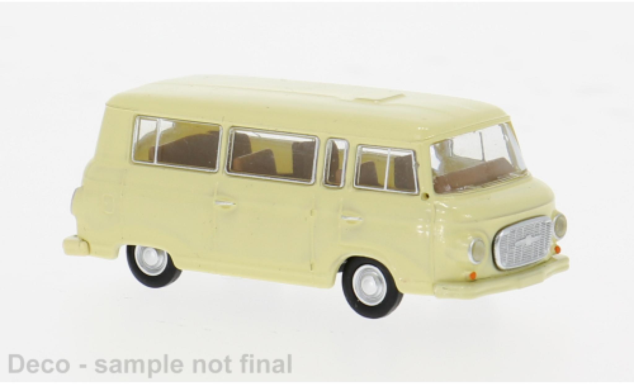 Barkas B 1000 1/87 Brekina Bus beige 1962 1:87 diecast model cars