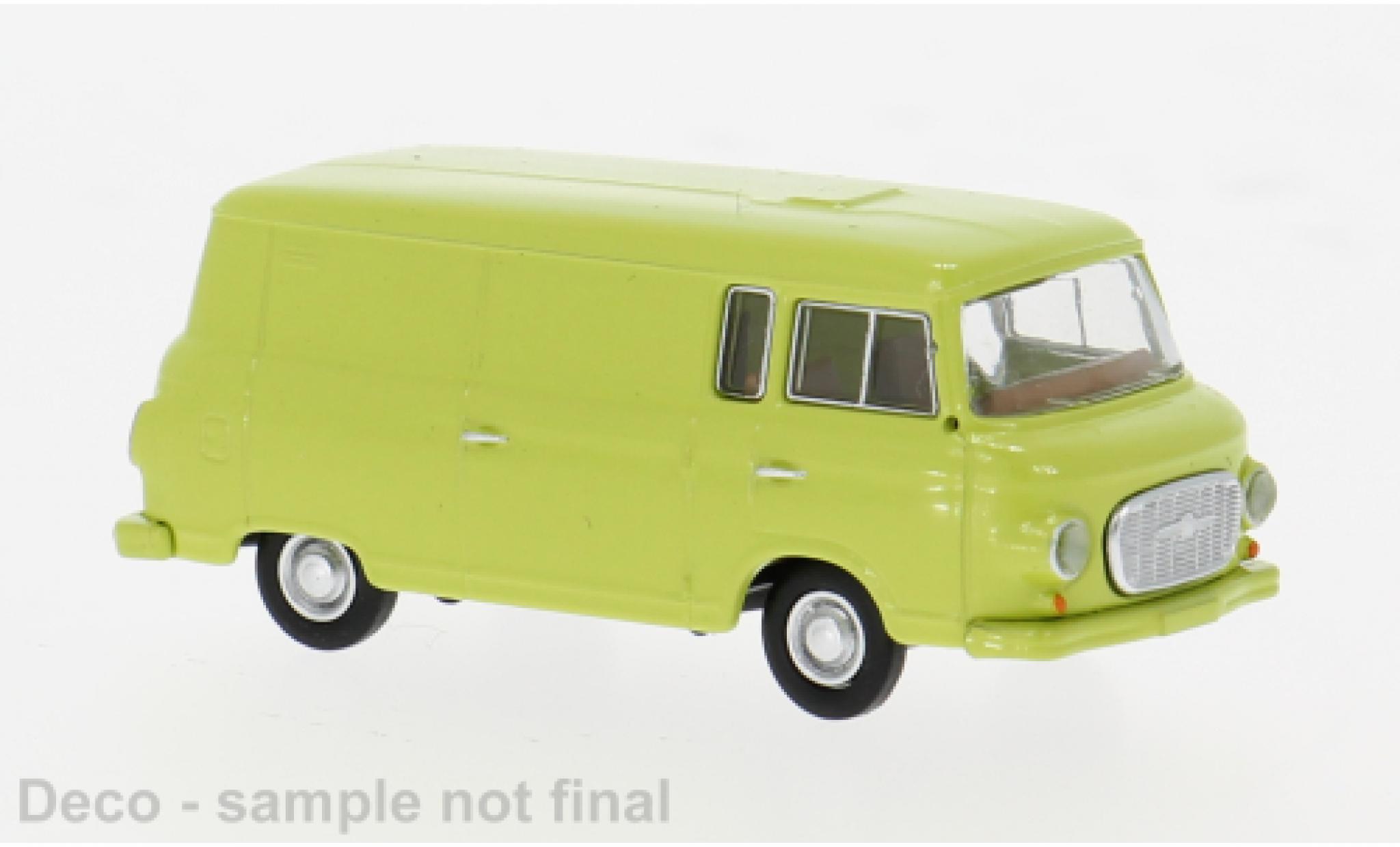 Barkas B 1000 1/87 Brekina Kasten green 1962 1:87 diecast model cars