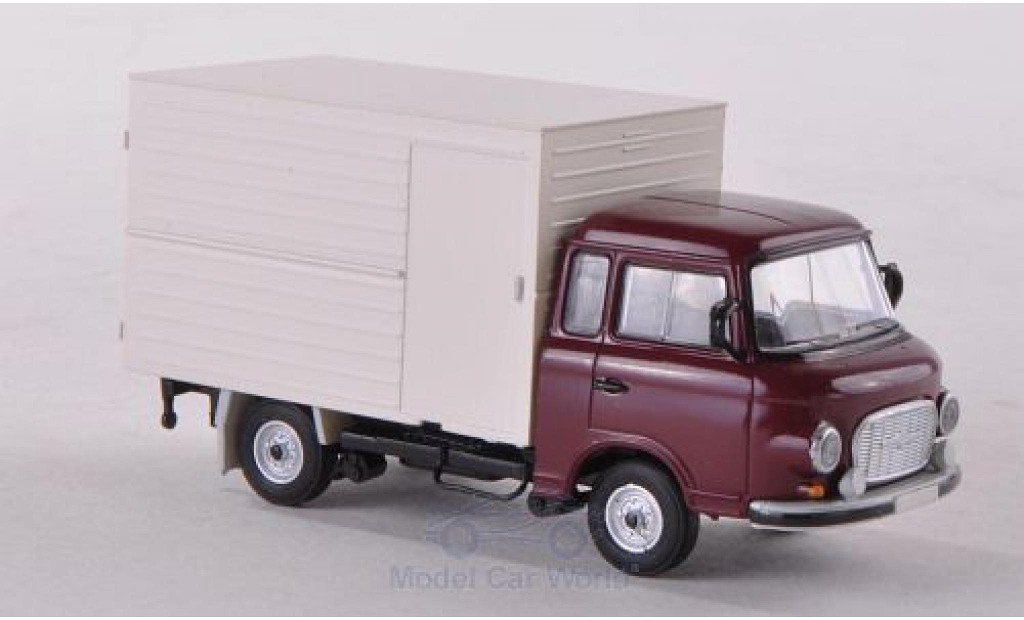 Barkas B 1000 1/87 Brekina Koffer red diecast model cars