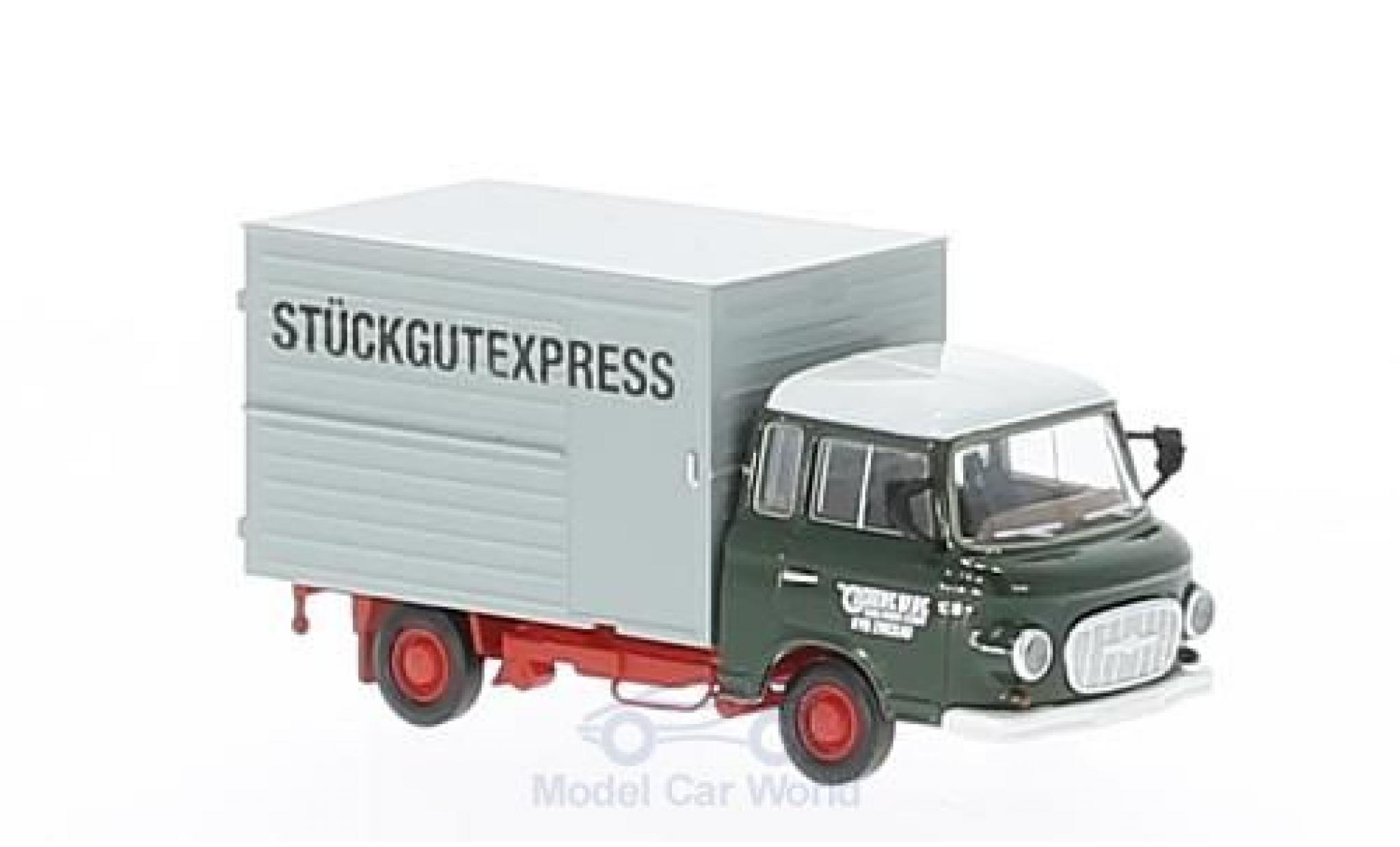 Barkas B 1000 1/87 Brekina KVK Zwikau St&uuml;ckgutexpress Koffer diecast model cars
