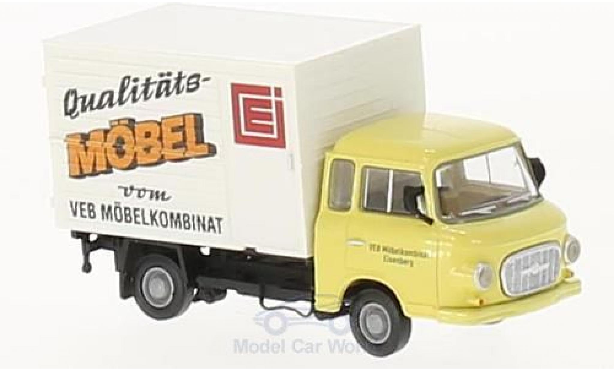 Barkas B 1000 1/87 Brekina VEB M&ouml;belk. Eisenberg Koffer diecast model cars