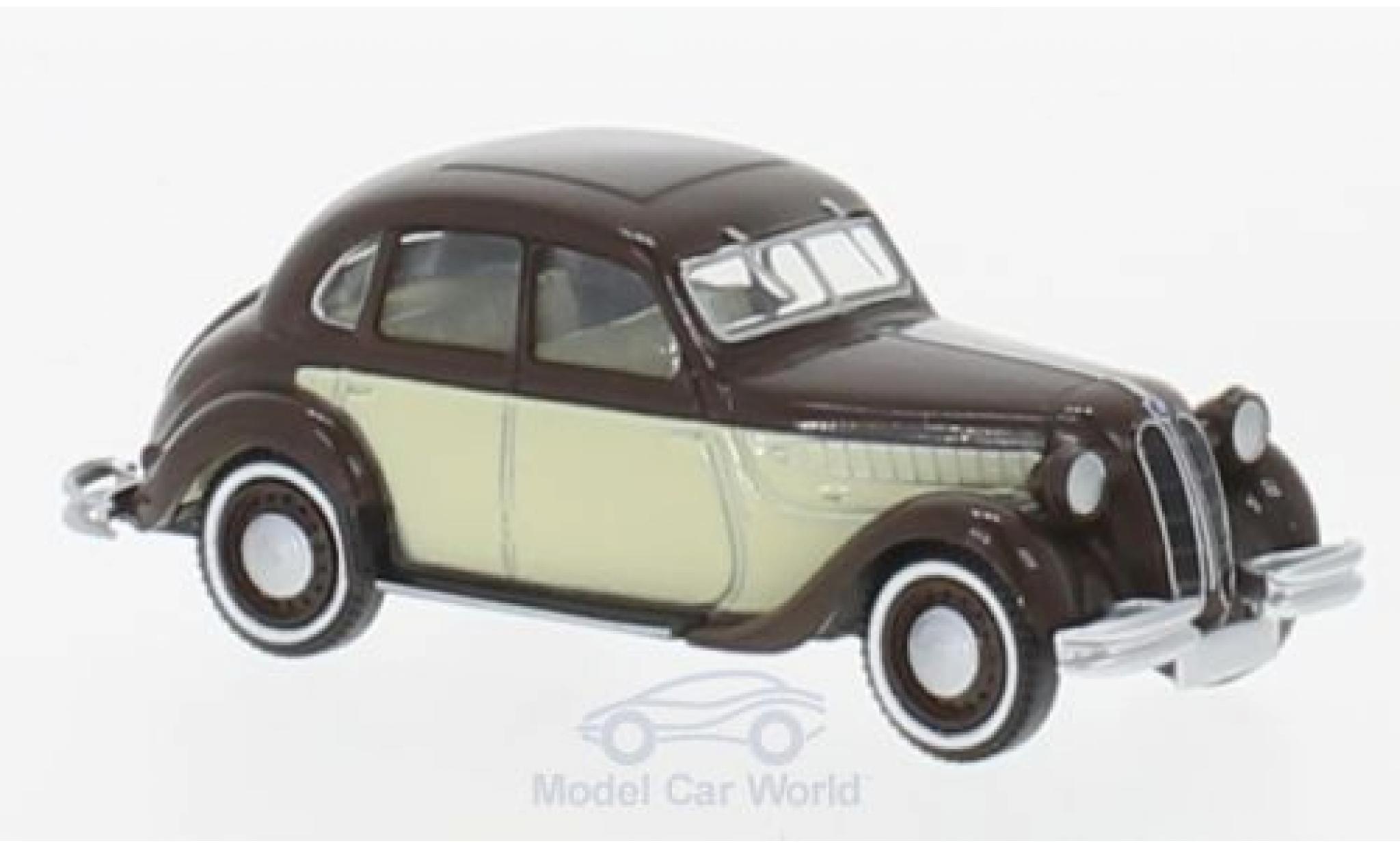 Bmw 326 1/87 Brekina brown/beige diecast model cars