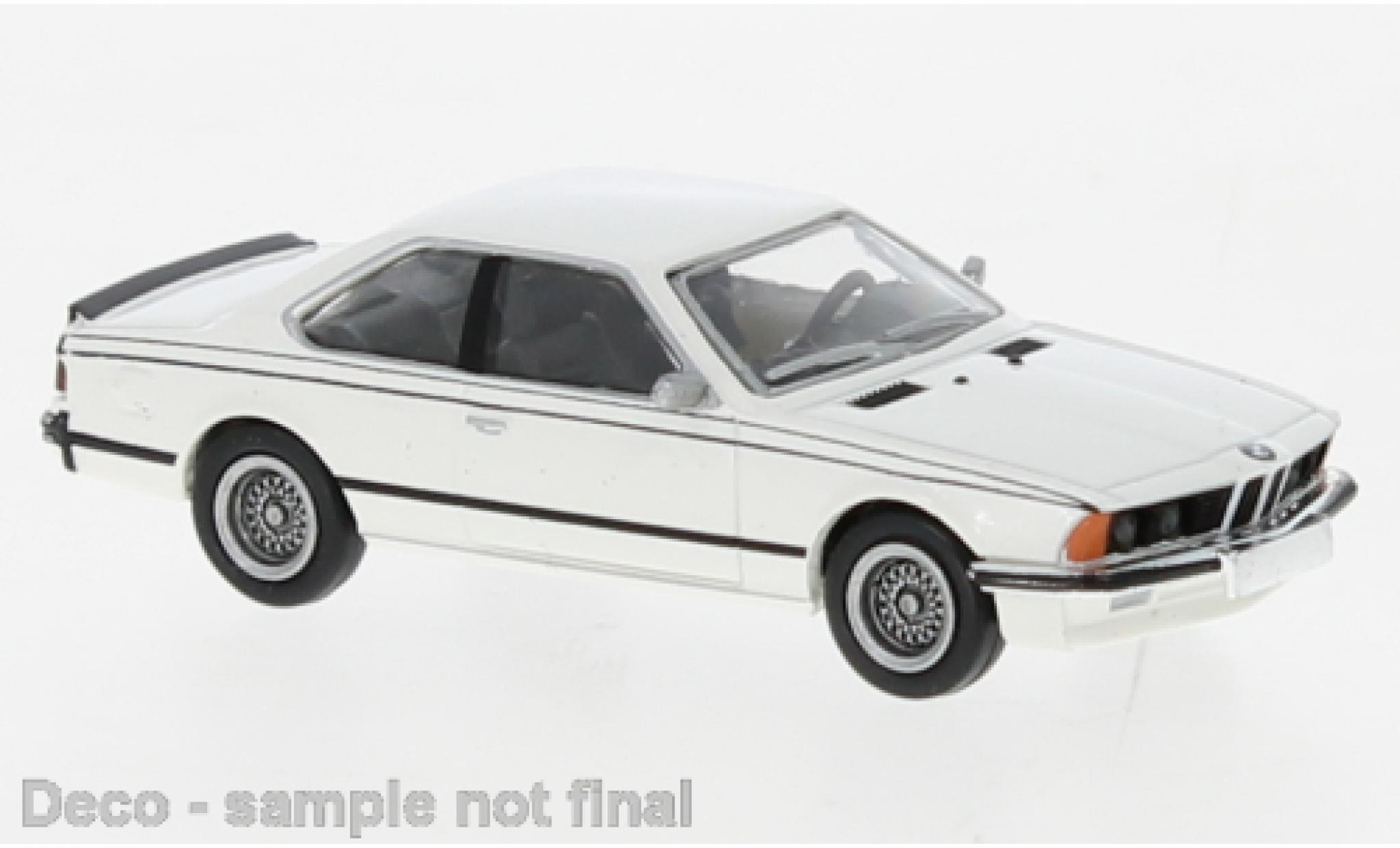 Bmw 635 1/87 Brekina CSi white 1977 diecast model cars