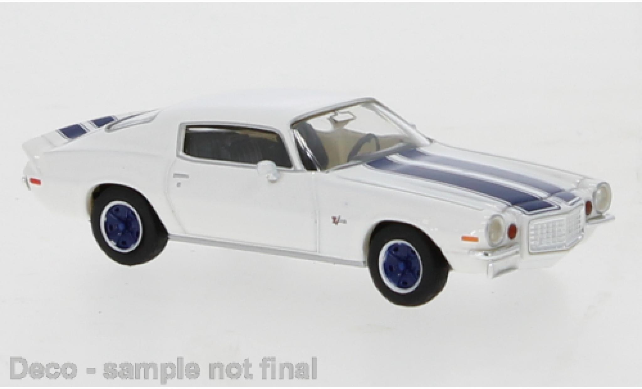 Chevrolet Camaro 1/87 Brekina Z 28 white/blue fonc&eacute; 1966 diecast model cars