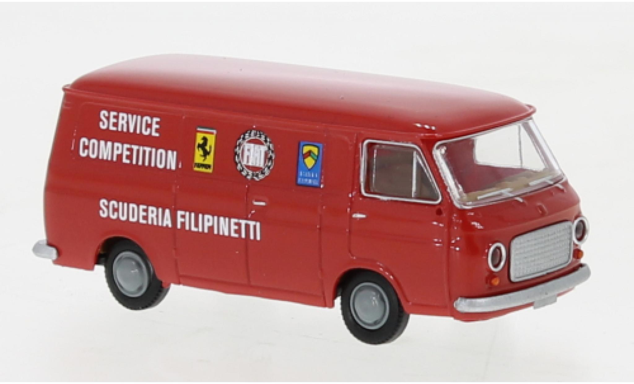 Fiat 238 1/87 Brekina fourgon Filipinetti Service 1966 diecast model cars
