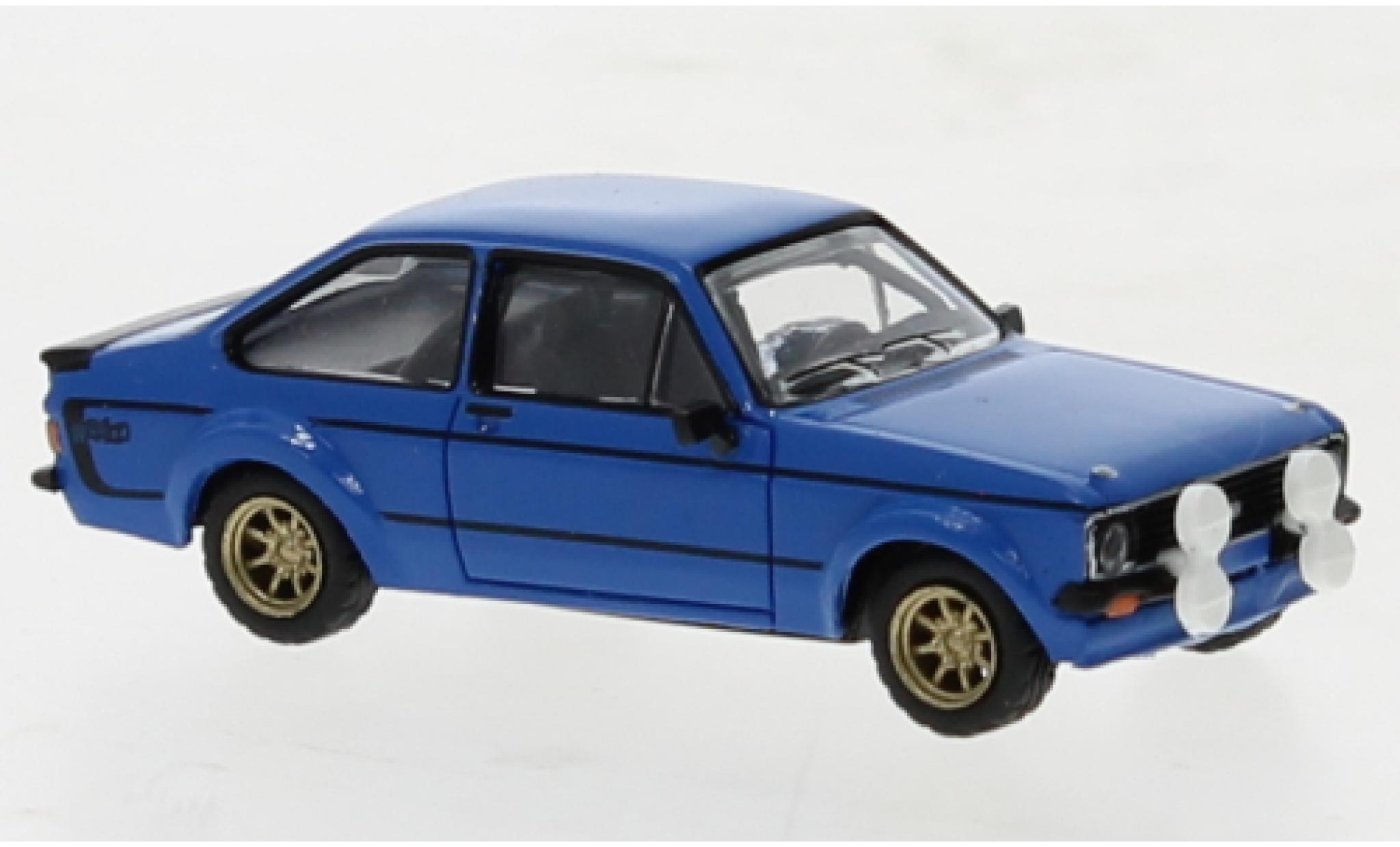 Ford Escort 1/87 Brekina RS 1800 blue 1976 diecast model cars