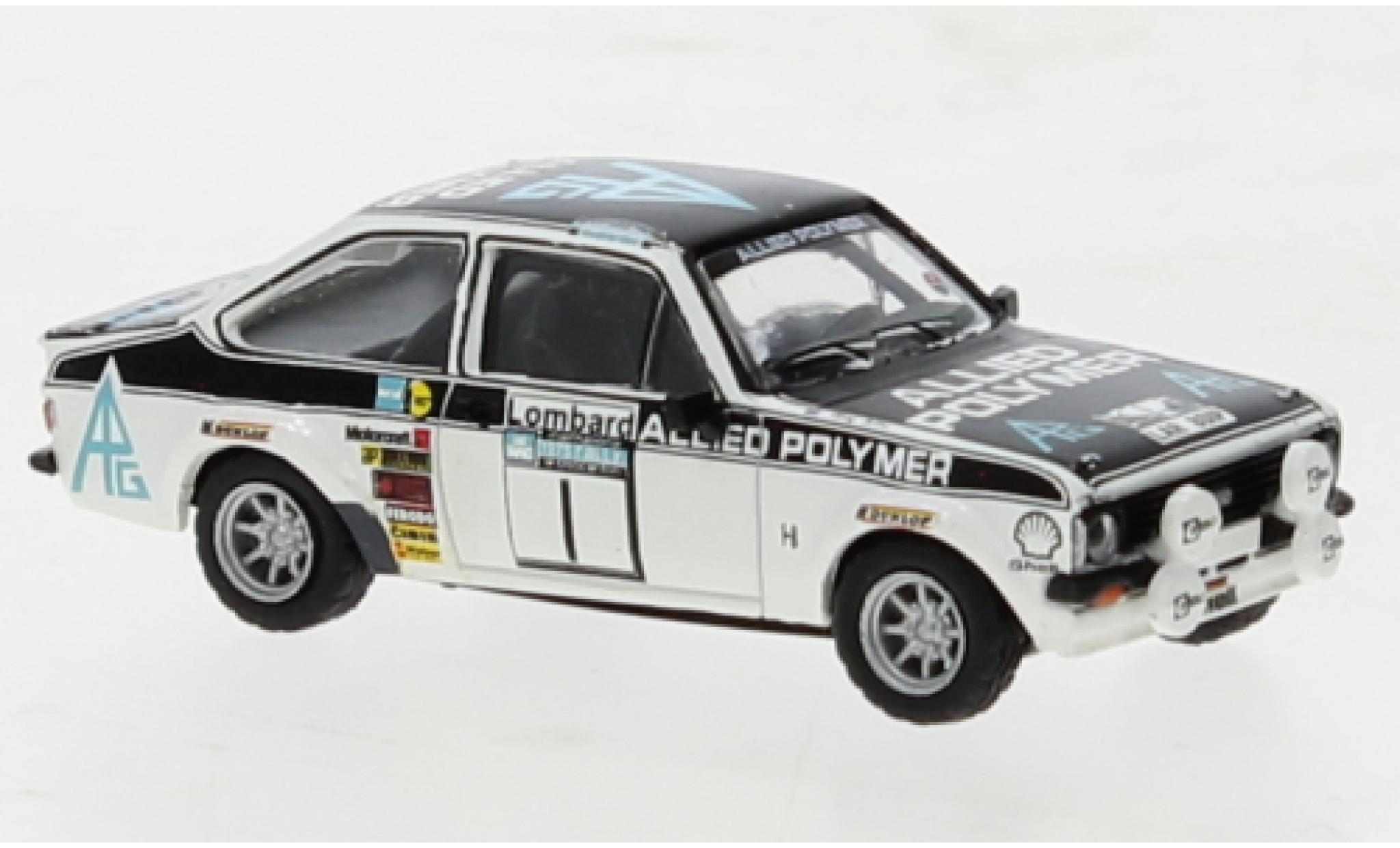 Ford Escort 1/87 Brekina RS 1800 No.1 Rally RAC Lombard 1975 diecast model cars