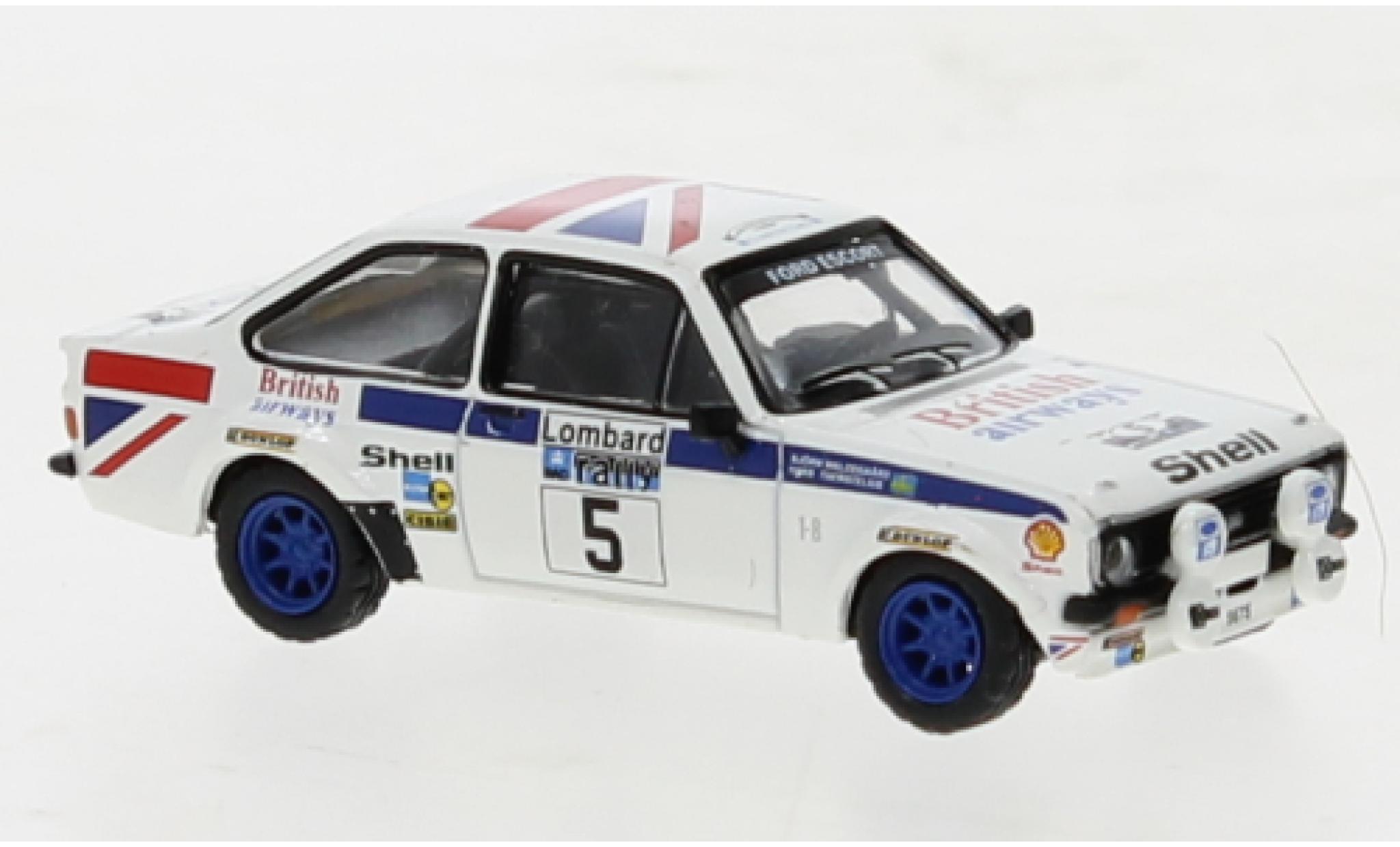 Ford Escort 1/87 Brekina RS 1800 No.5 Rally RAC Lombard 1977 diecast model cars