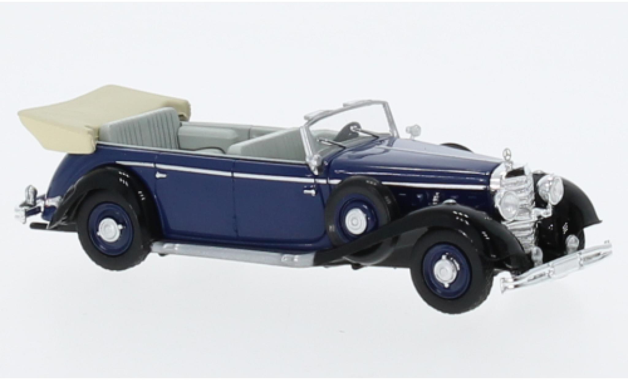 Mercedes 770 1/87 Brekina K blue fonc&eacute; 1938 diecast model cars