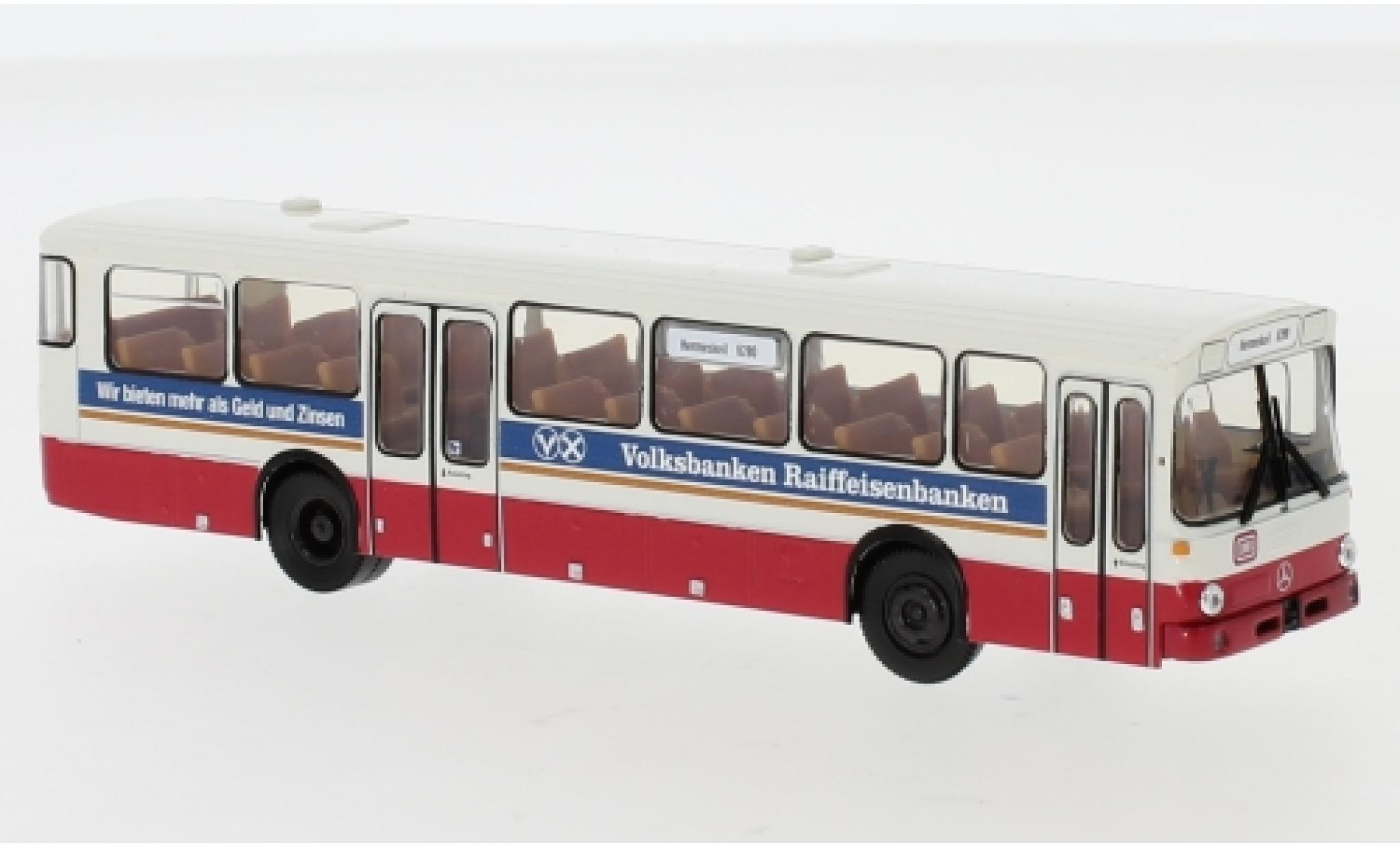 Mercedes CLA 1/87 Brekina O 307 Autobus interurbain white/red clair DB - V-R Banken 1982 diecast model cars