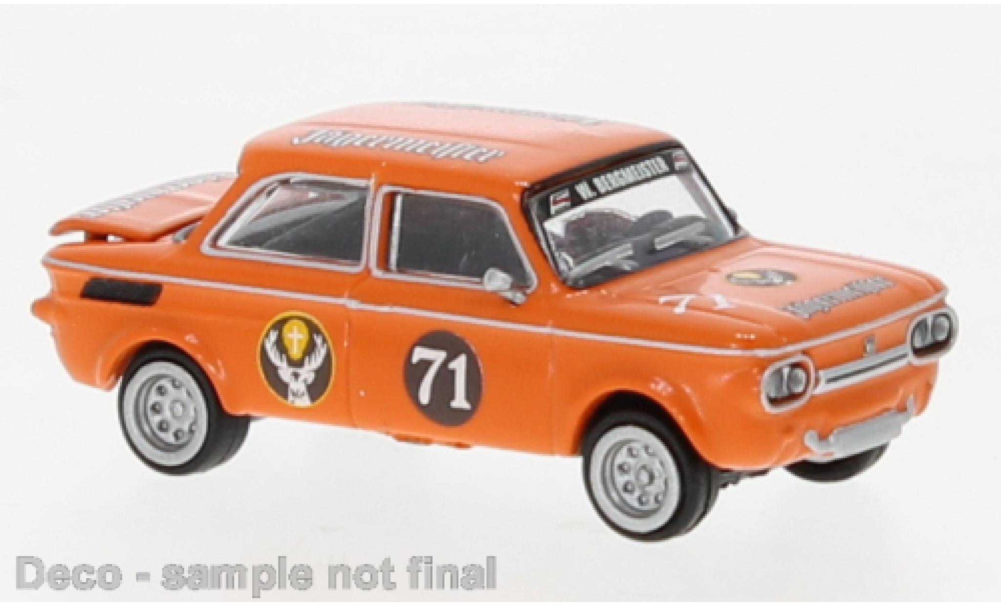 NSU TTS 1/87 Brekina J&auml;germeister 1966 diecast model cars