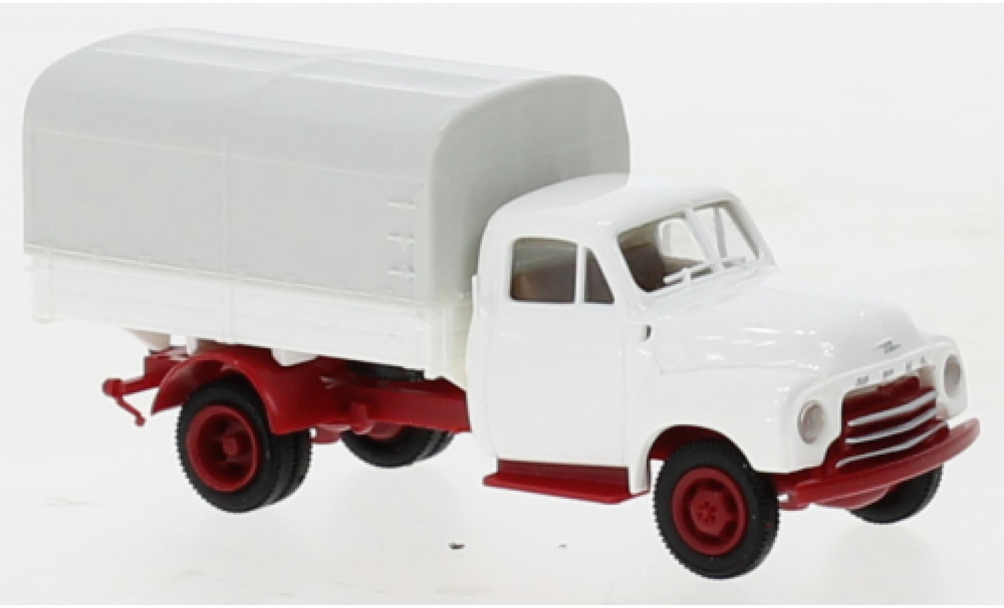 Opel Blitz 1/87 Brekina PP white/red fonc&eacute; 1952 diecast model cars