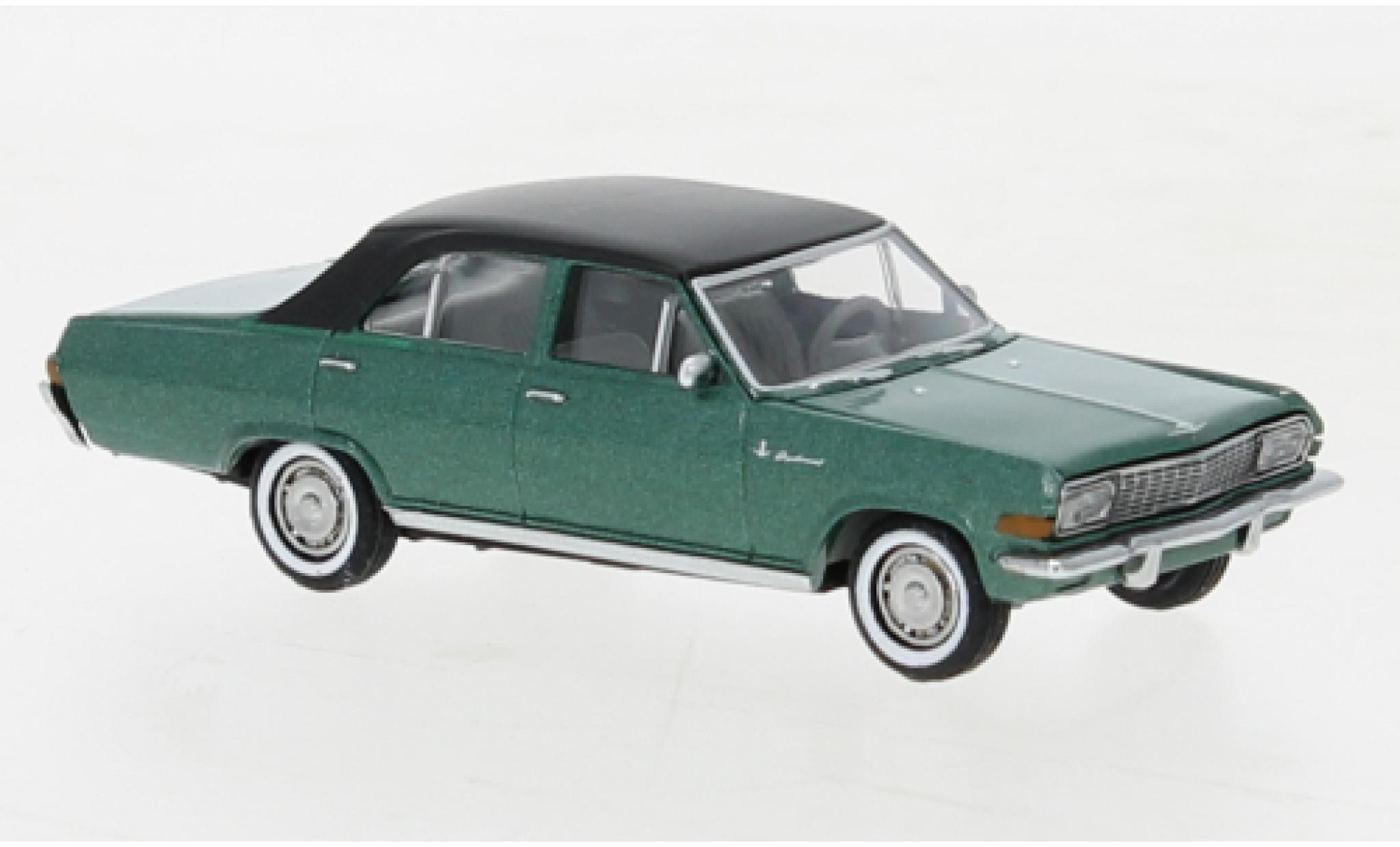 Opel Diplomat 1/87 Brekina A metallise green/black 1964 diecast model cars