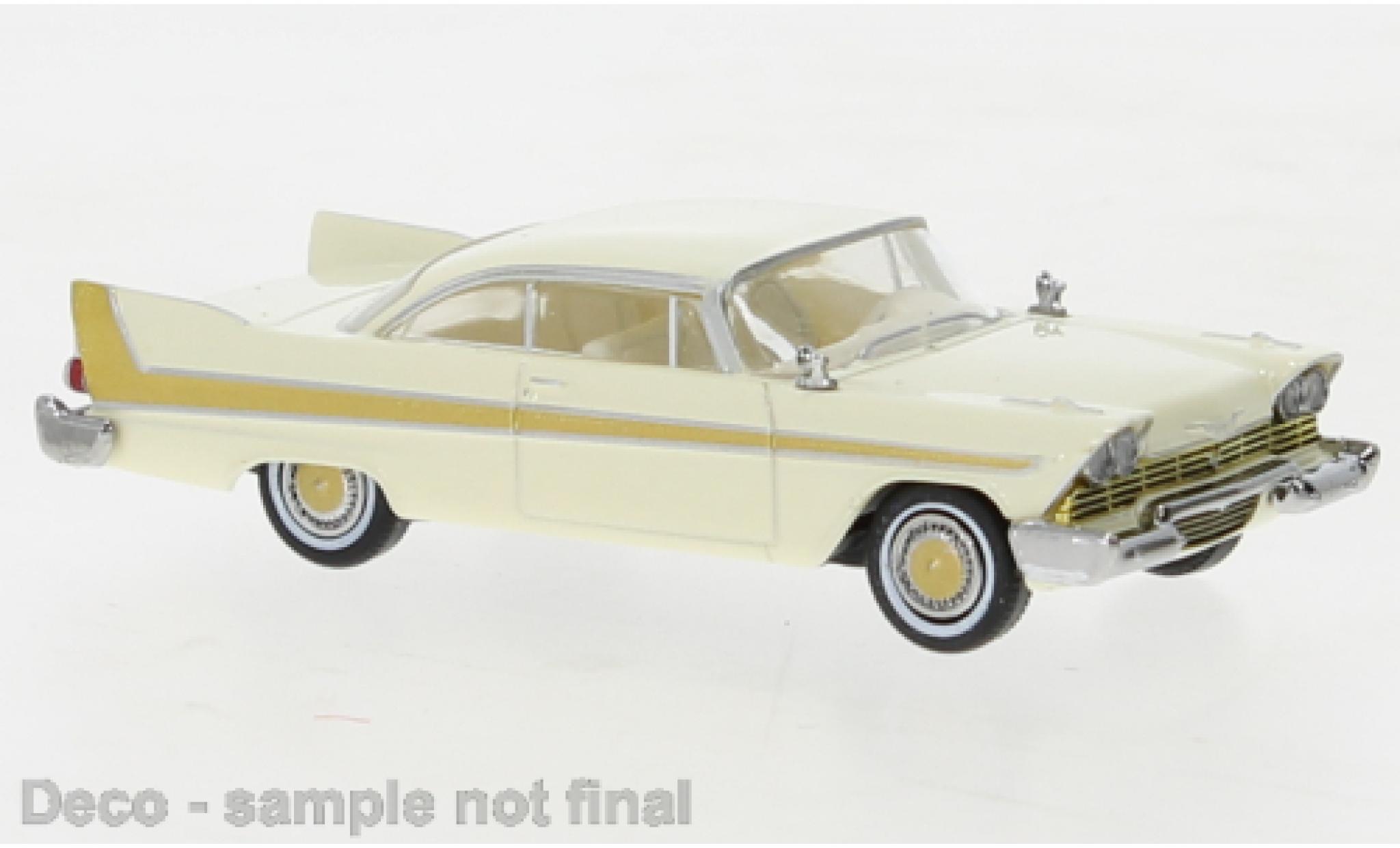 Plymouth Fury 1/87 Brekina beige 1958 diecast model cars