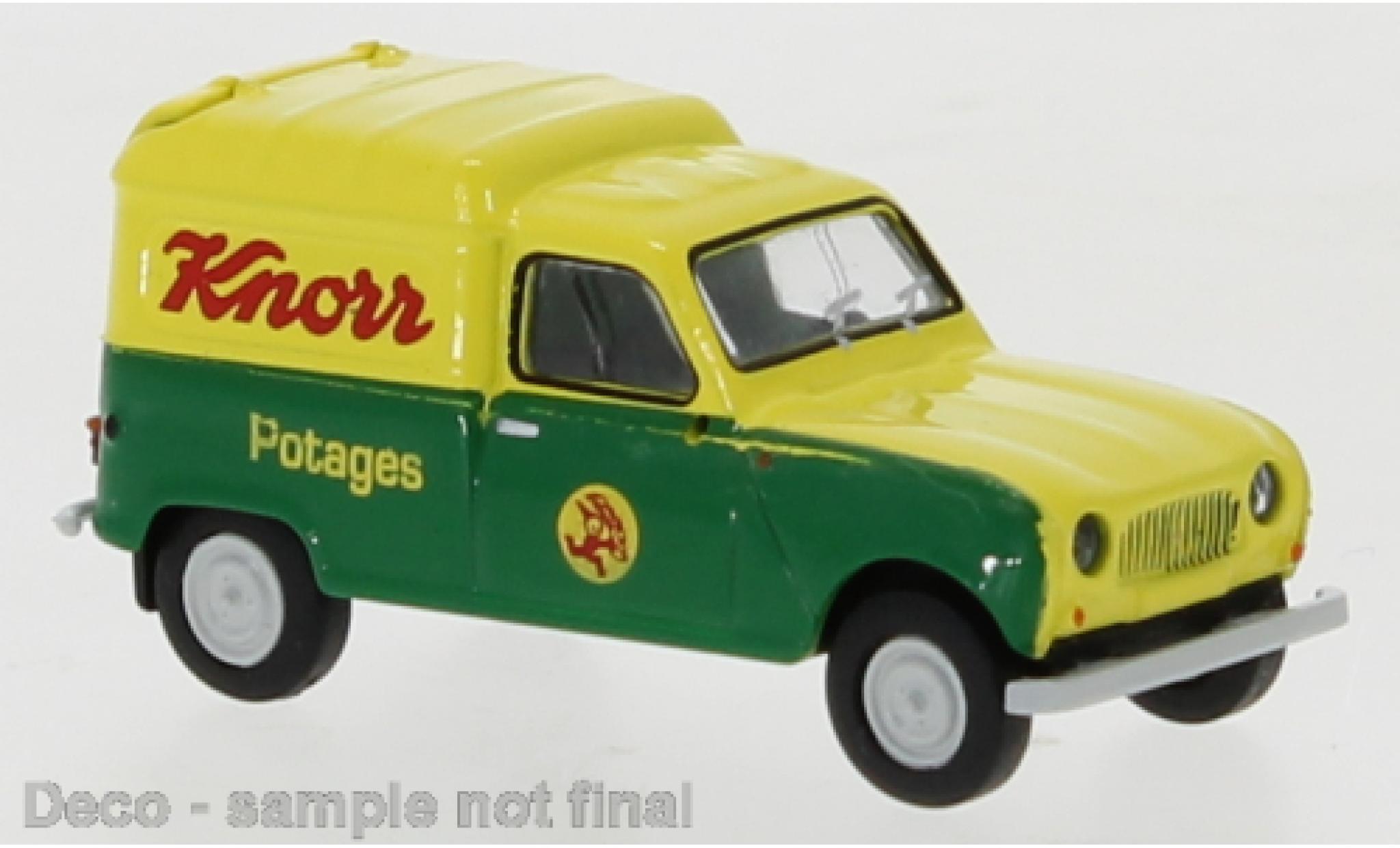 Renault 4 1/87 Brekina R Vannette Knorr Potages 1961 diecast model cars