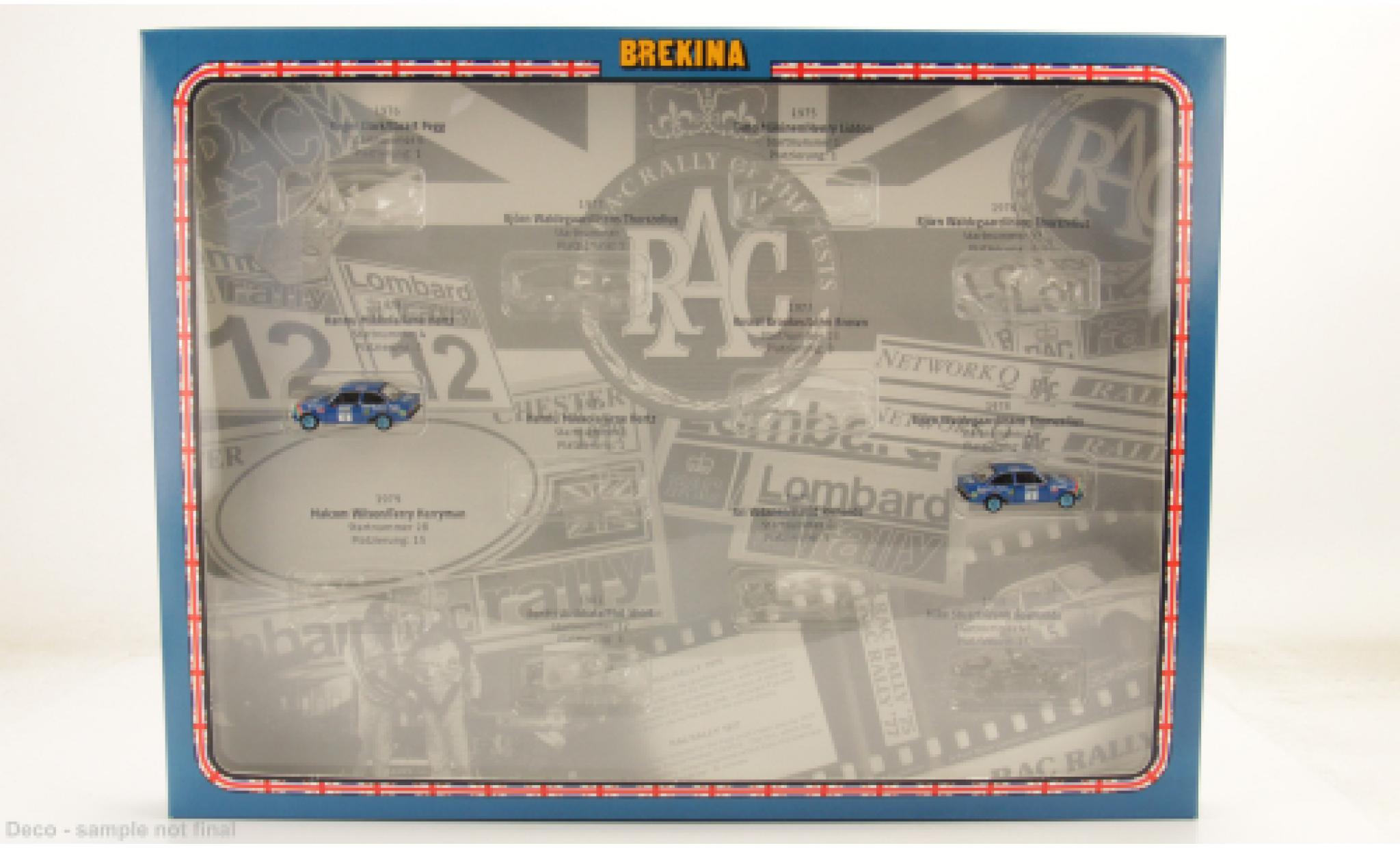 Ford Escort 1/87 Brekina Set Start-Set RS 1800 Rally RAC Lombard diecast model cars