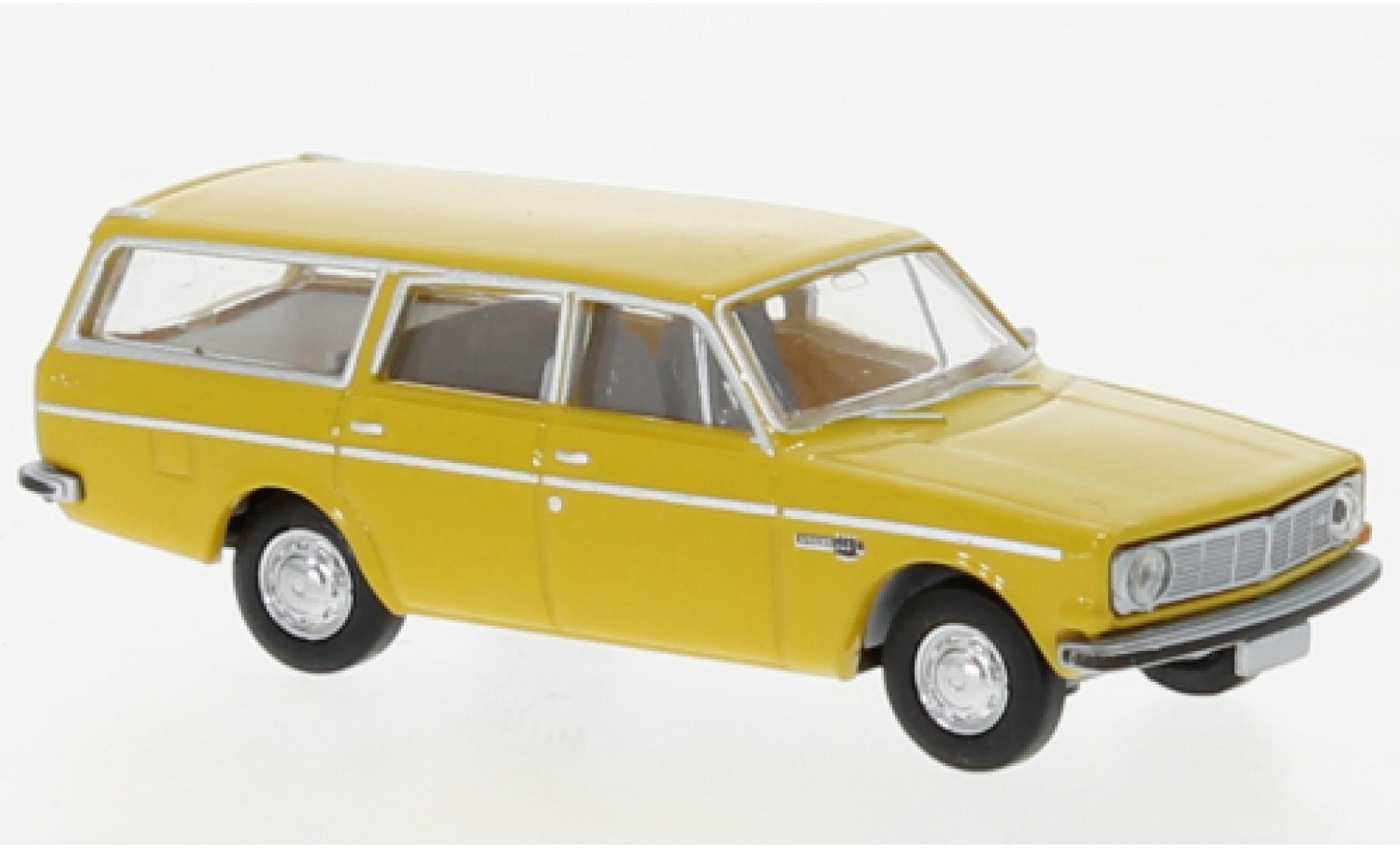 Volvo 145 1/87 Brekina camionnette yellow 1966 diecast model cars