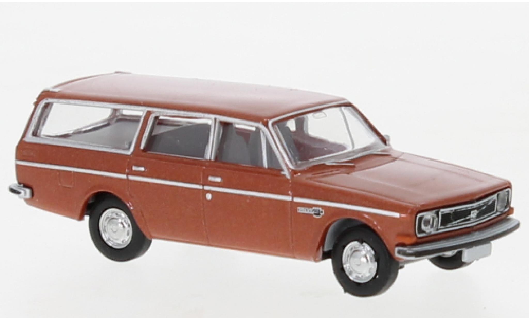 Volvo 145 1/87 Brekina camionnette metallise orange 1971 diecast model cars