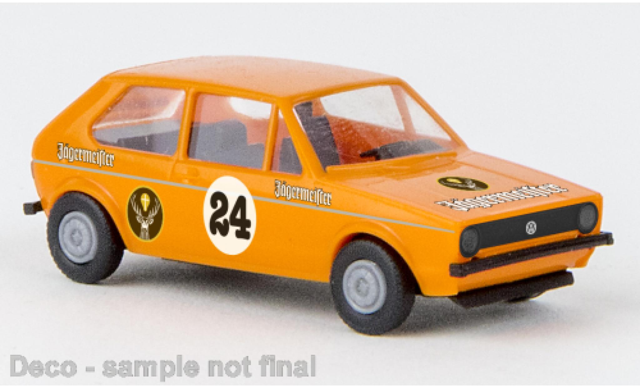 Volkswagen Golf 1/87 Brekina I J&auml;germeister 1974 diecast model cars
