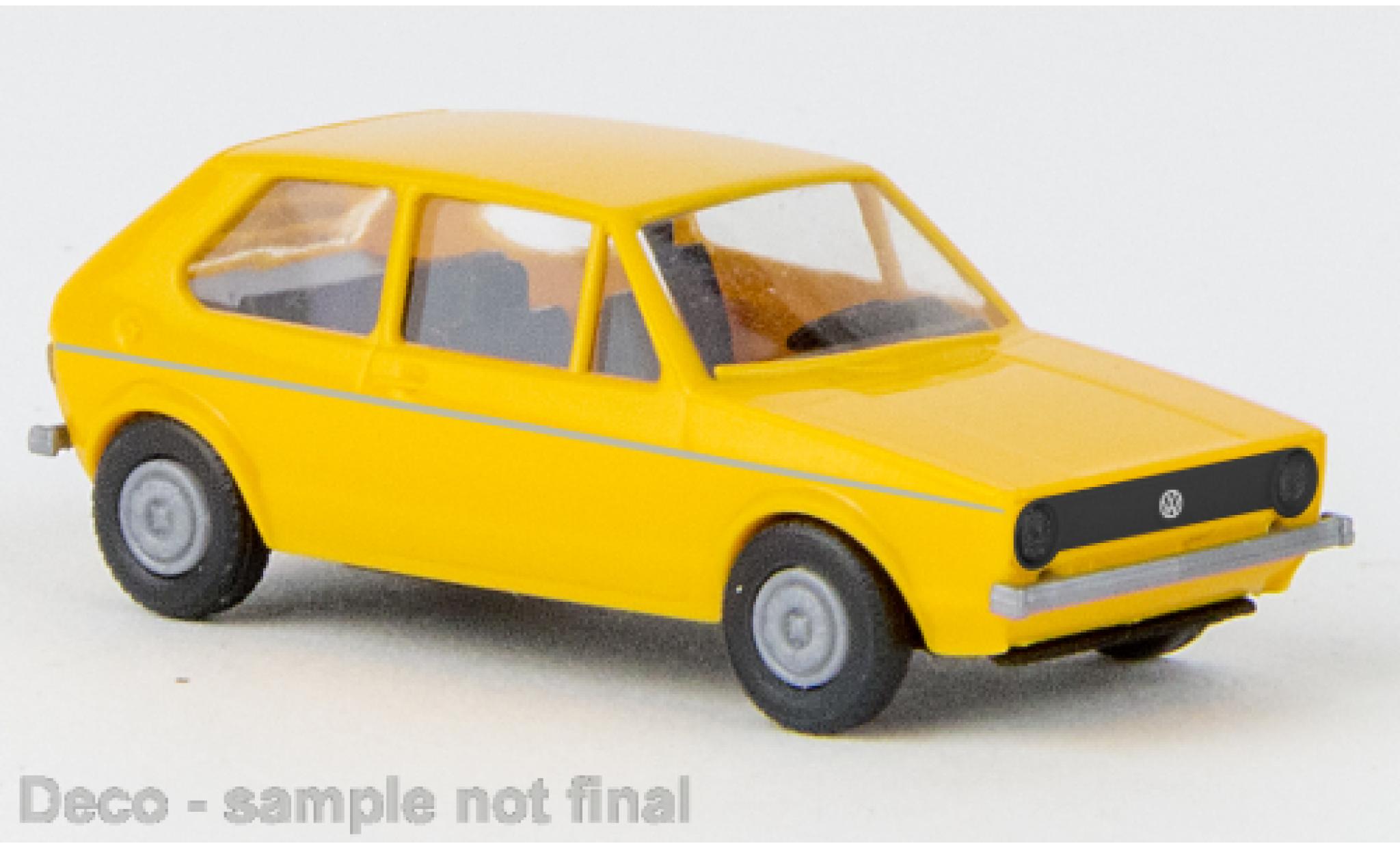 Volkswagen Golf 1/87 Brekina I orange 1974 diecast model cars