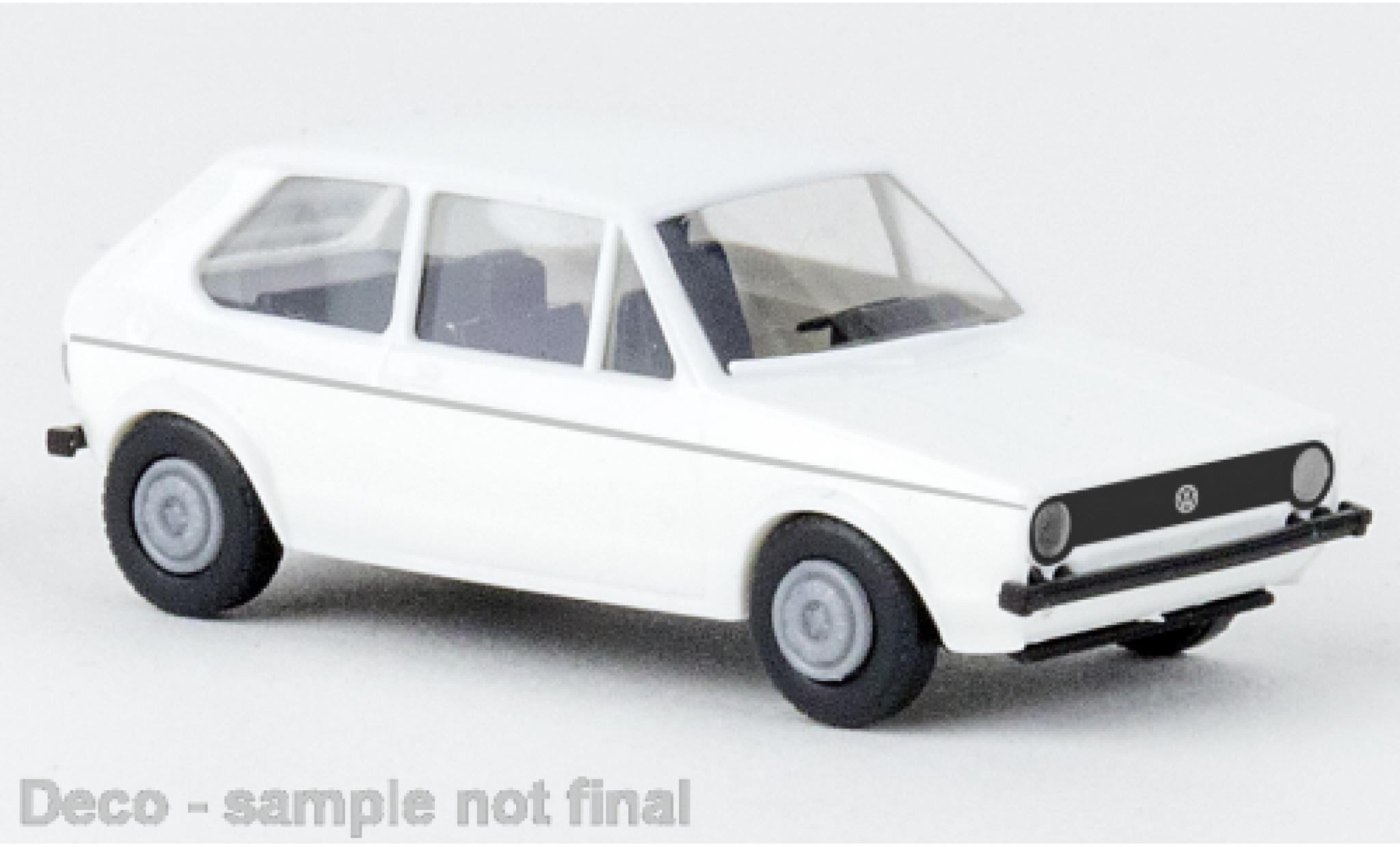 Volkswagen Golf 1/87 Brekina I white 1974 diecast model cars