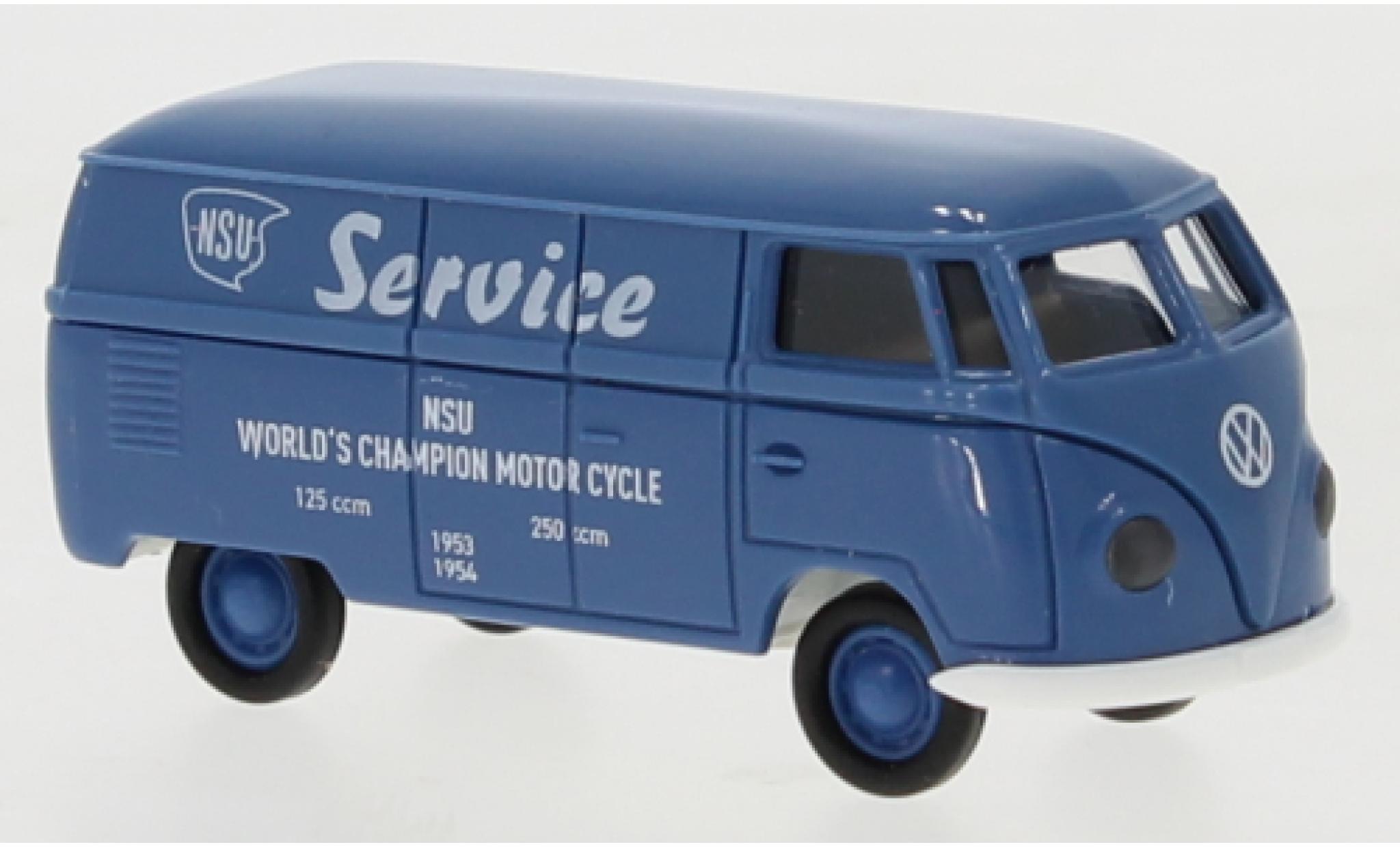 Volkswagen T1 1/87 Brekina a fourgon NSU Service (GB) 1950 diecast model cars