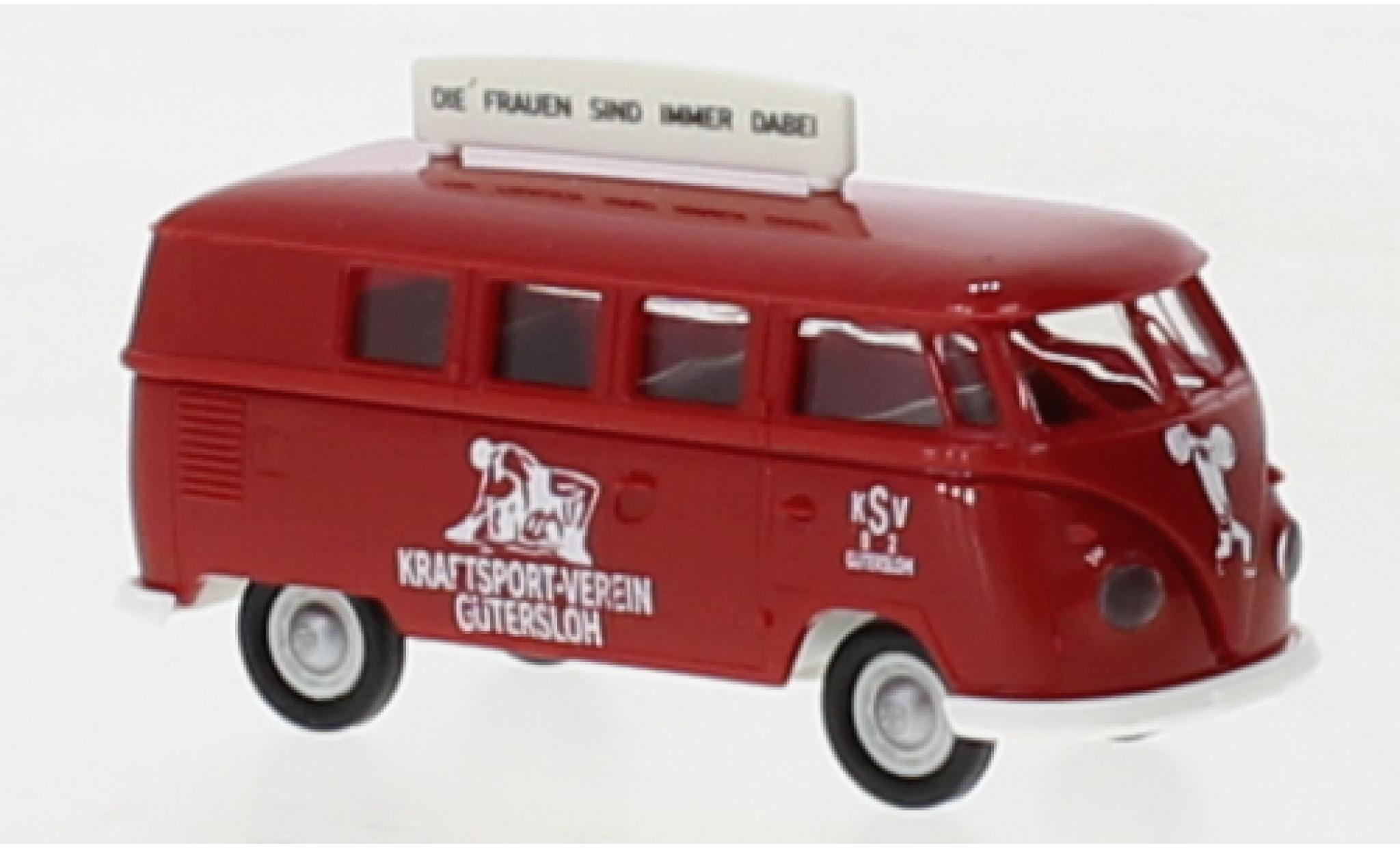 Volkswagen T1 1/87 Brekina b camionnette KSV G&uuml;tersloh 1960 diecast model cars