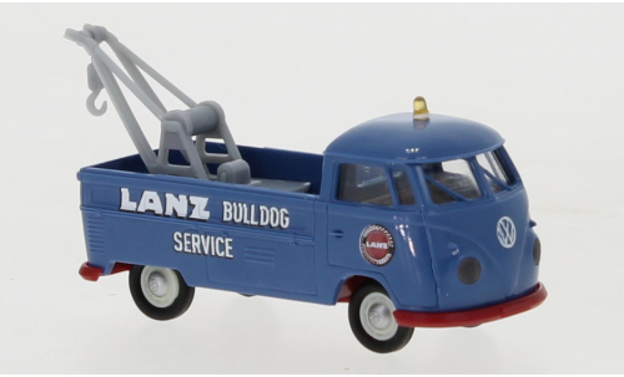 Volkswagen T1 1/87 Brekina b d&eacute;panneuse Lanz Bulldog 1960 diecast model cars