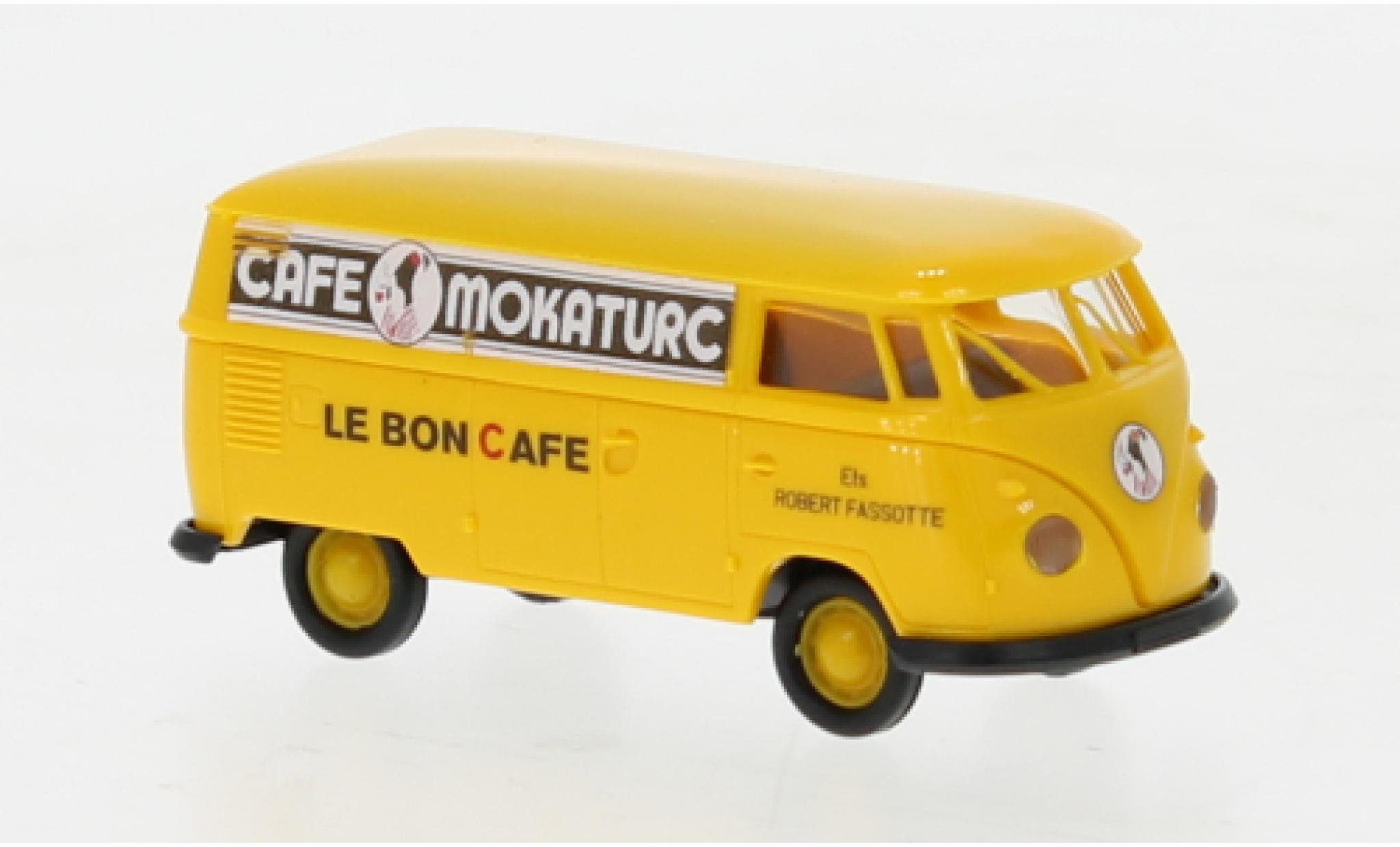 Volkswagen T1 1/87 Brekina b fourgon Cafe Mokaturc 1960 diecast model cars