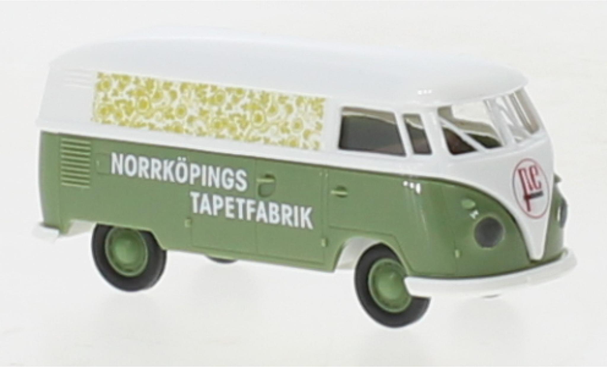 Volkswagen T1 1/87 Brekina b fourgon Norrk&ouml;pings Tapetfabrik 1960 diecast model cars