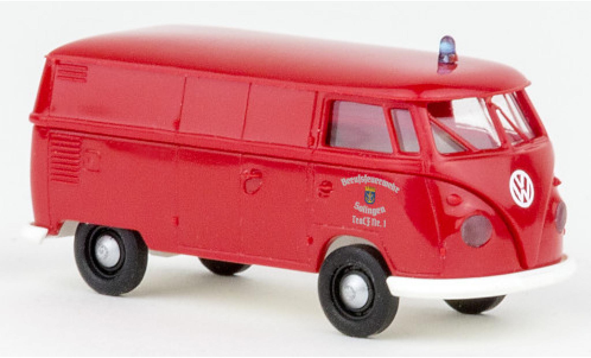 Volkswagen T1 1/87 Brekina b fourgon pompiers Solingen 1960 diecast model cars