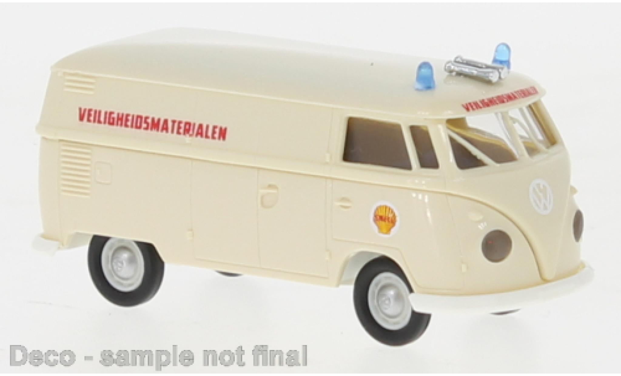Volkswagen T1 1/87 Brekina b fourgon S Veiligheidsmaterialen 1960 diecast model cars