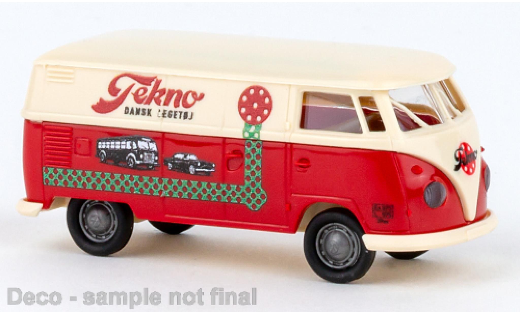 Volkswagen T1 1/87 Brekina b fourgon Tekno (DK) 1960 diecast model cars