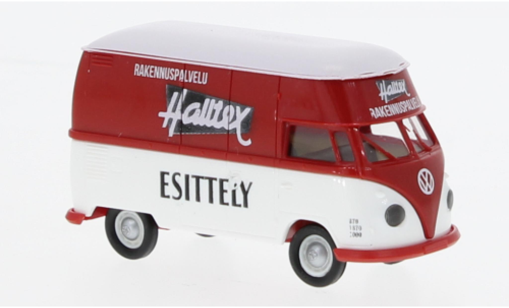 Volkswagen T1 1/87 Brekina b Gro&szlig;raum-fourgon Halltex Esittely 1960 diecast model cars