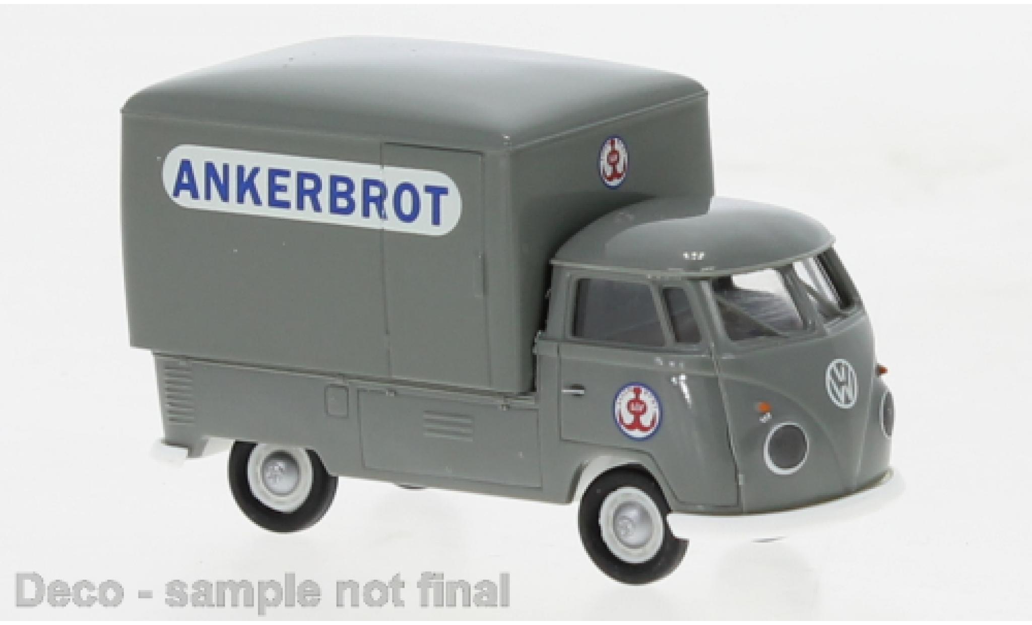 Volkswagen T1 1/87 Brekina b Gro&szlig;raum-wagon conteneur Ankerbred Ankerbred 1960 diecast model cars