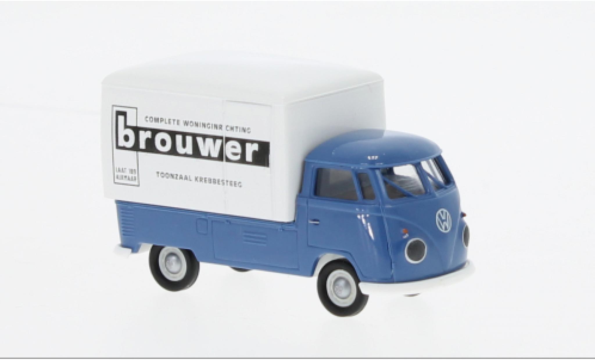 Volkswagen T1 1/87 Brekina b Gro&szlig;raum-wagon conteneur Brouwer 1960 diecast model cars