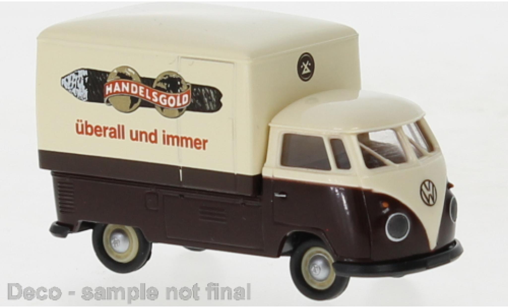 Volkswagen T1 1/87 Brekina b Gro&szlig;raum-wagon conteneur grossiste d'or grossiste d'or 1960 diecast model cars