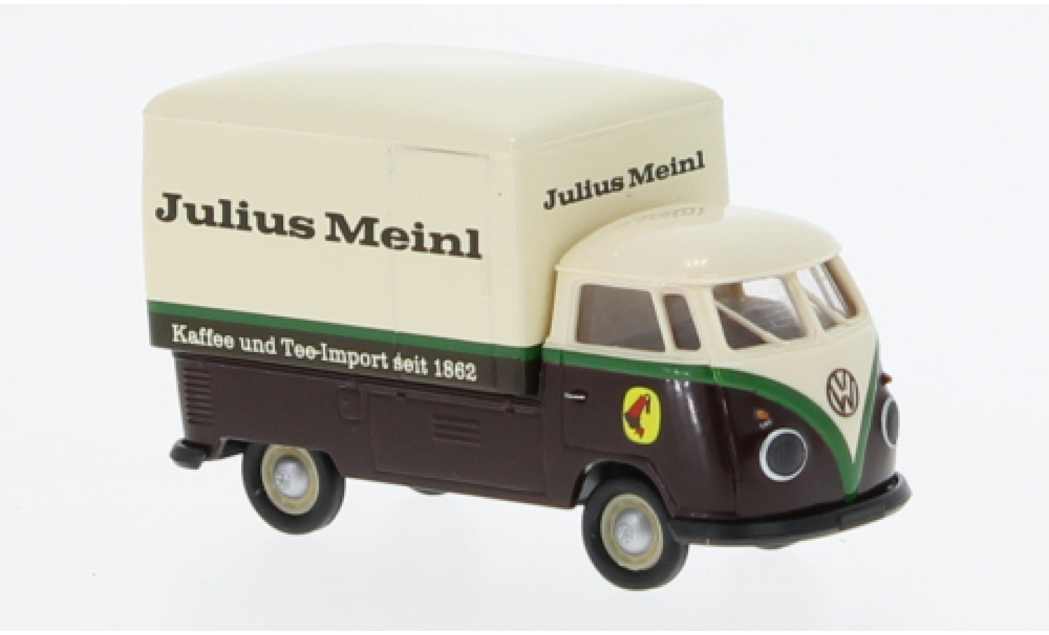 Volkswagen T1 1/87 Brekina b Gro&szlig;raum-wagon conteneur Julius Meinl 1960 diecast model cars