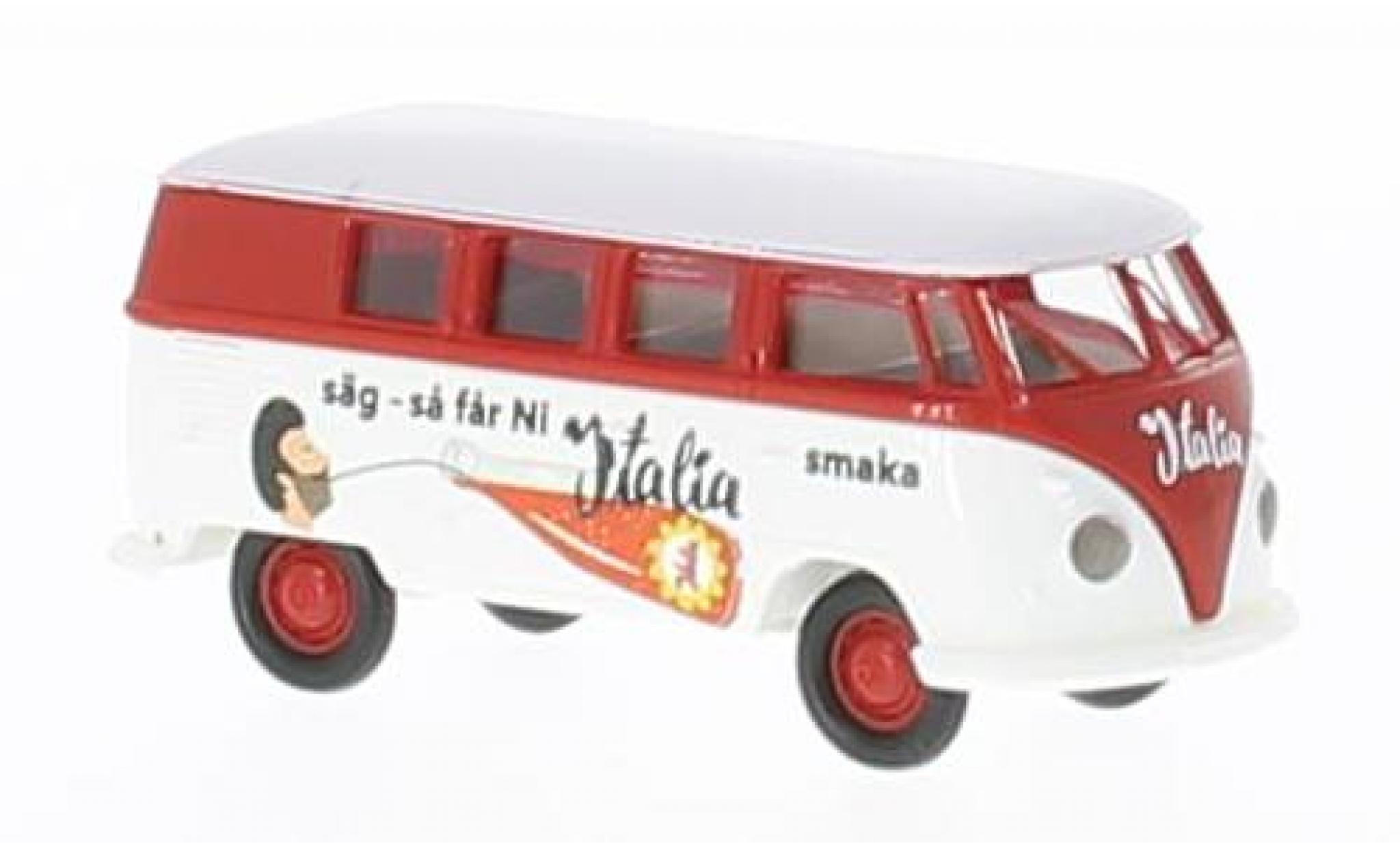 Volkswagen T1 1/87 Brekina b Italia-L&auml;skedryck diecast model cars