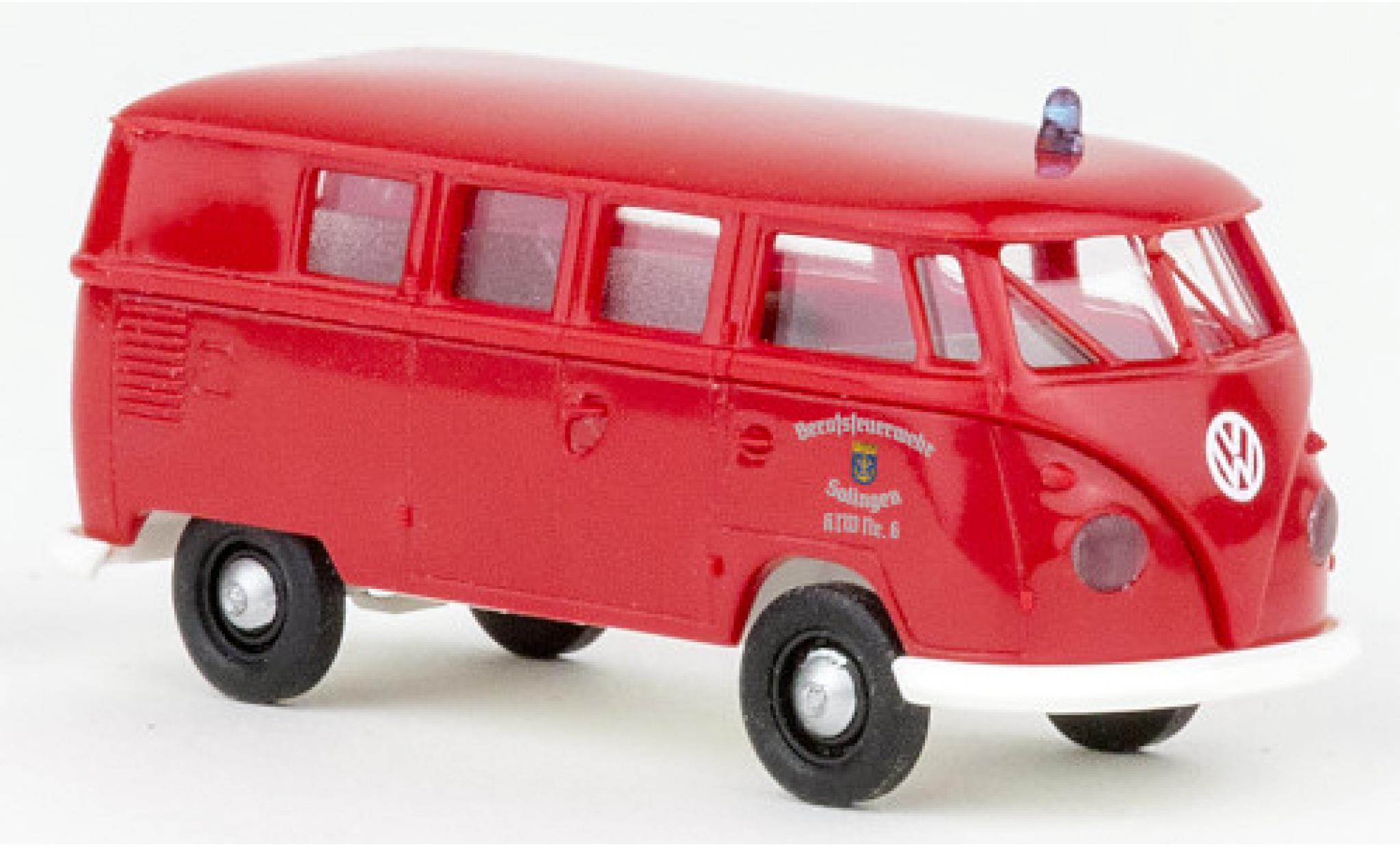 Volkswagen T1 1/87 Brekina b KTW pompiers Solingen 1960 diecast model cars
