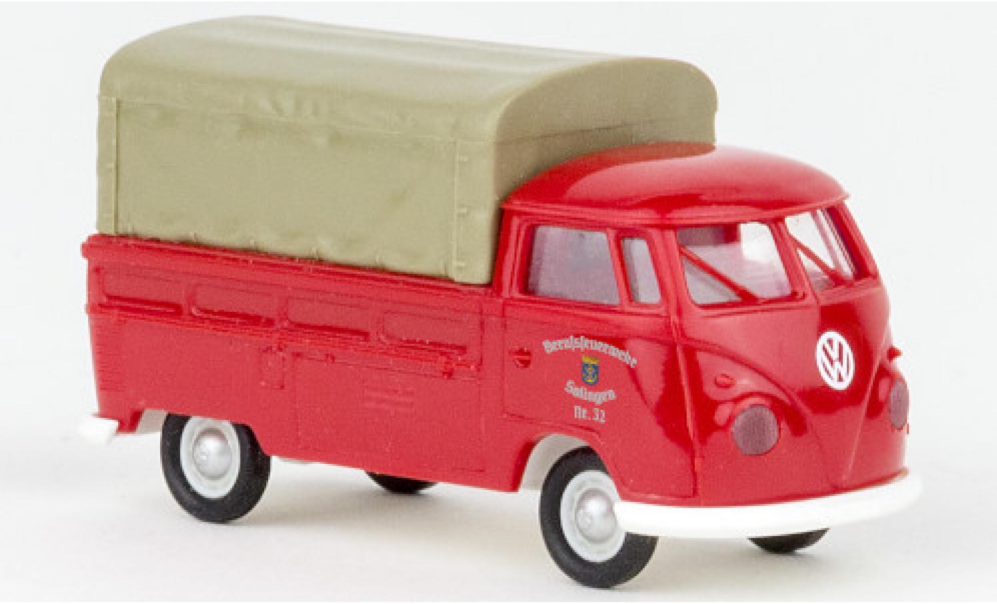 Volkswagen T1 1/87 Brekina b plateforme pompiers Solingen 1960 diecast model cars