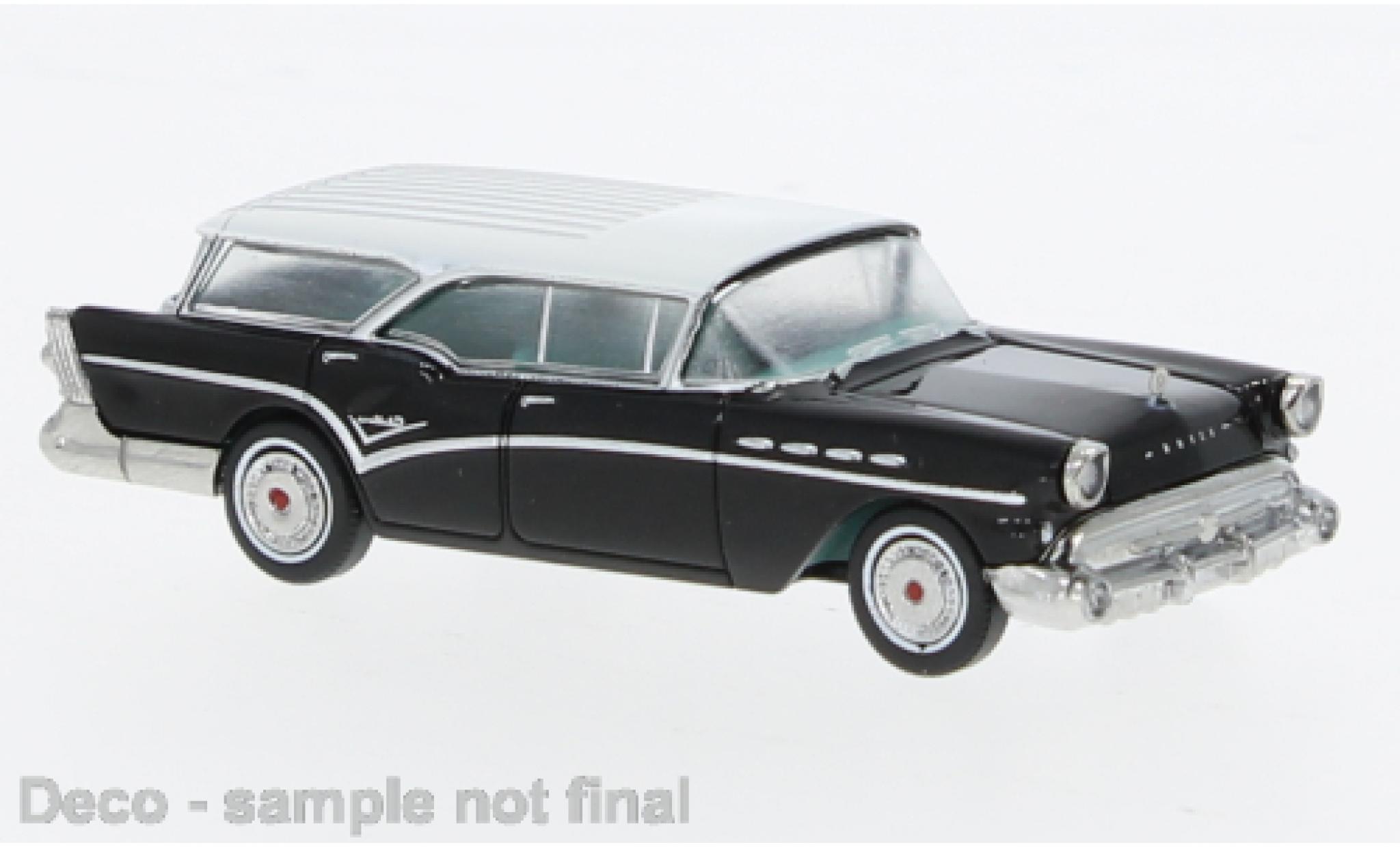 Buick Century 1/87 Brekina Caballero black/white 1957 1:87 diecast model cars