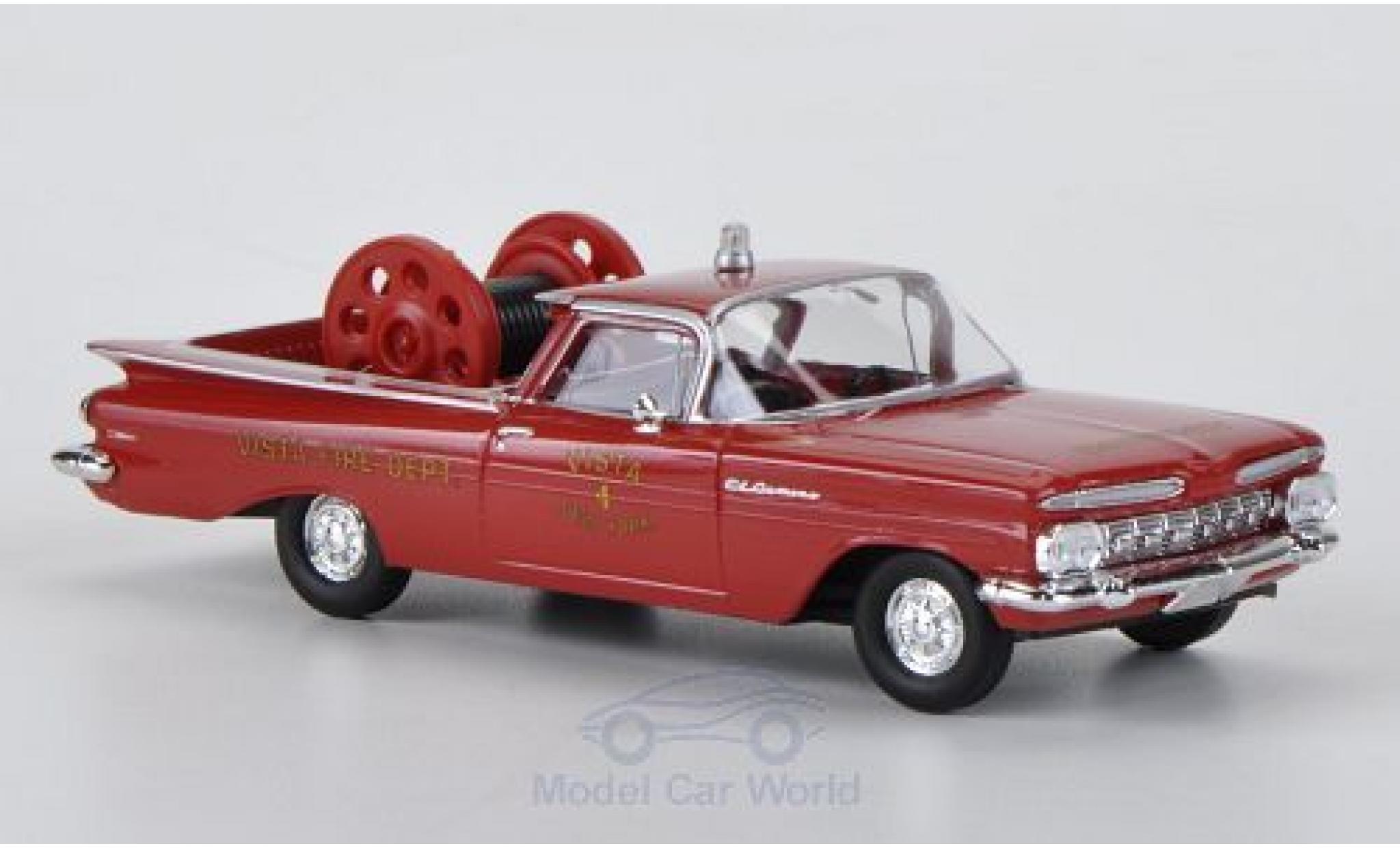 Chevrolet El Camino 1/87 Brekina Fire Rescue - Vista New York Fire brigade (US diecast model cars