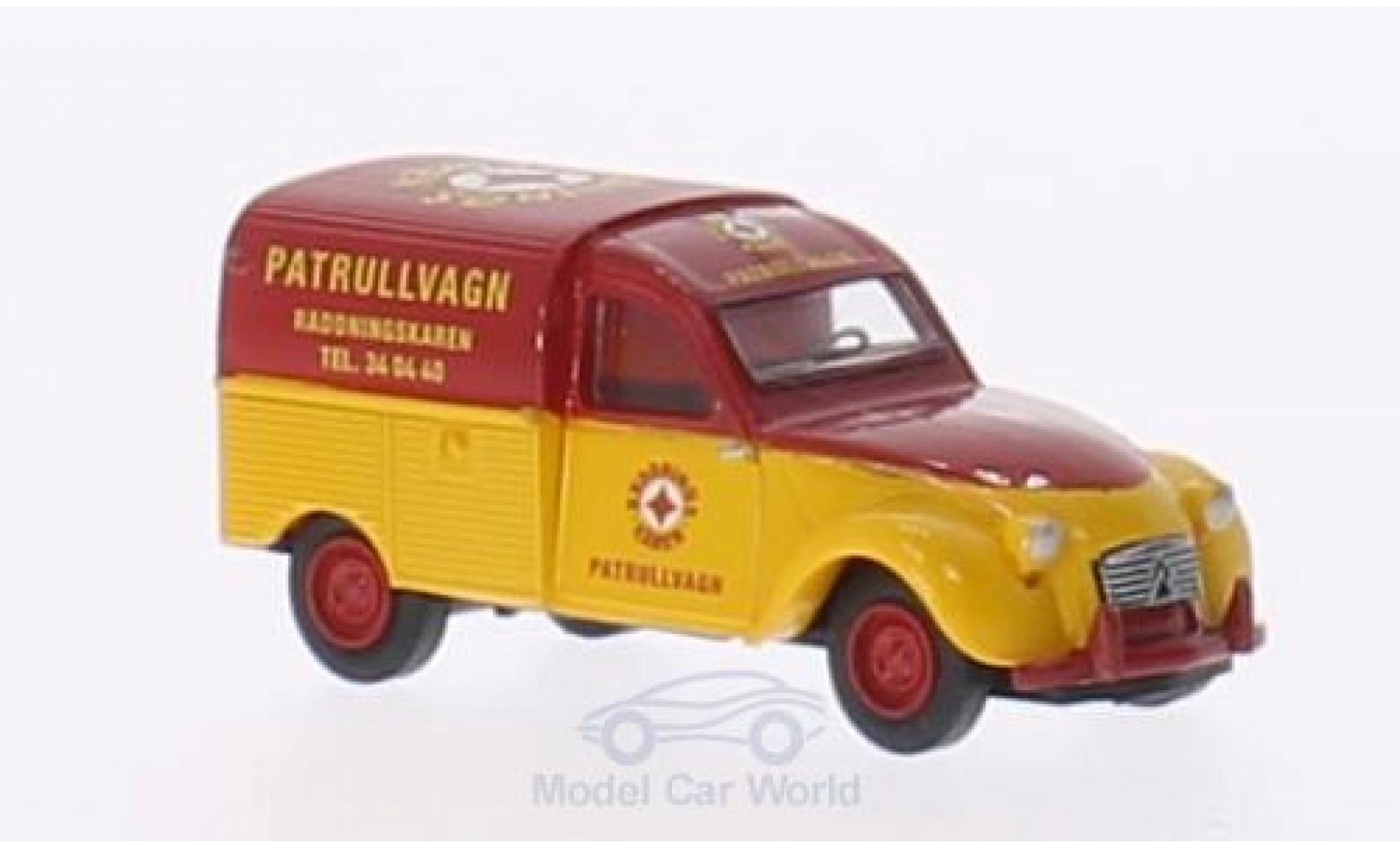Citroen 2CV 1/87 Brekina AZU Patrullvagn (S) diecast model cars