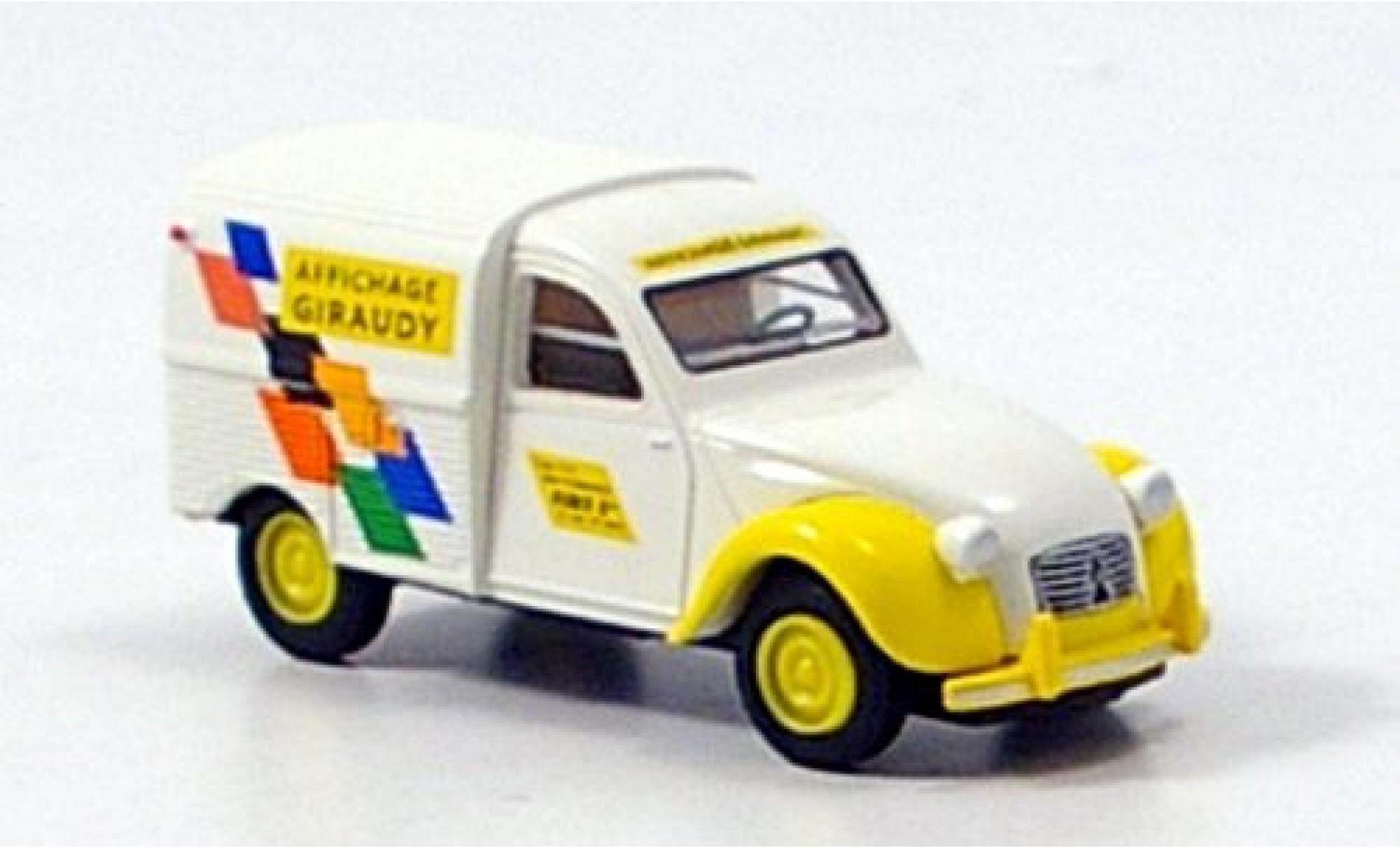 Citroen 2CV 1/87 Brekina Kasten Giraudy diecast model cars